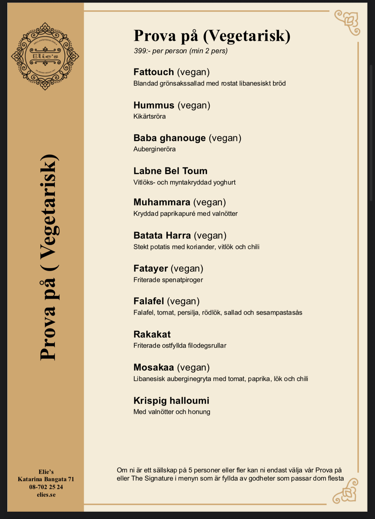 Prova på (Vegetarisk)