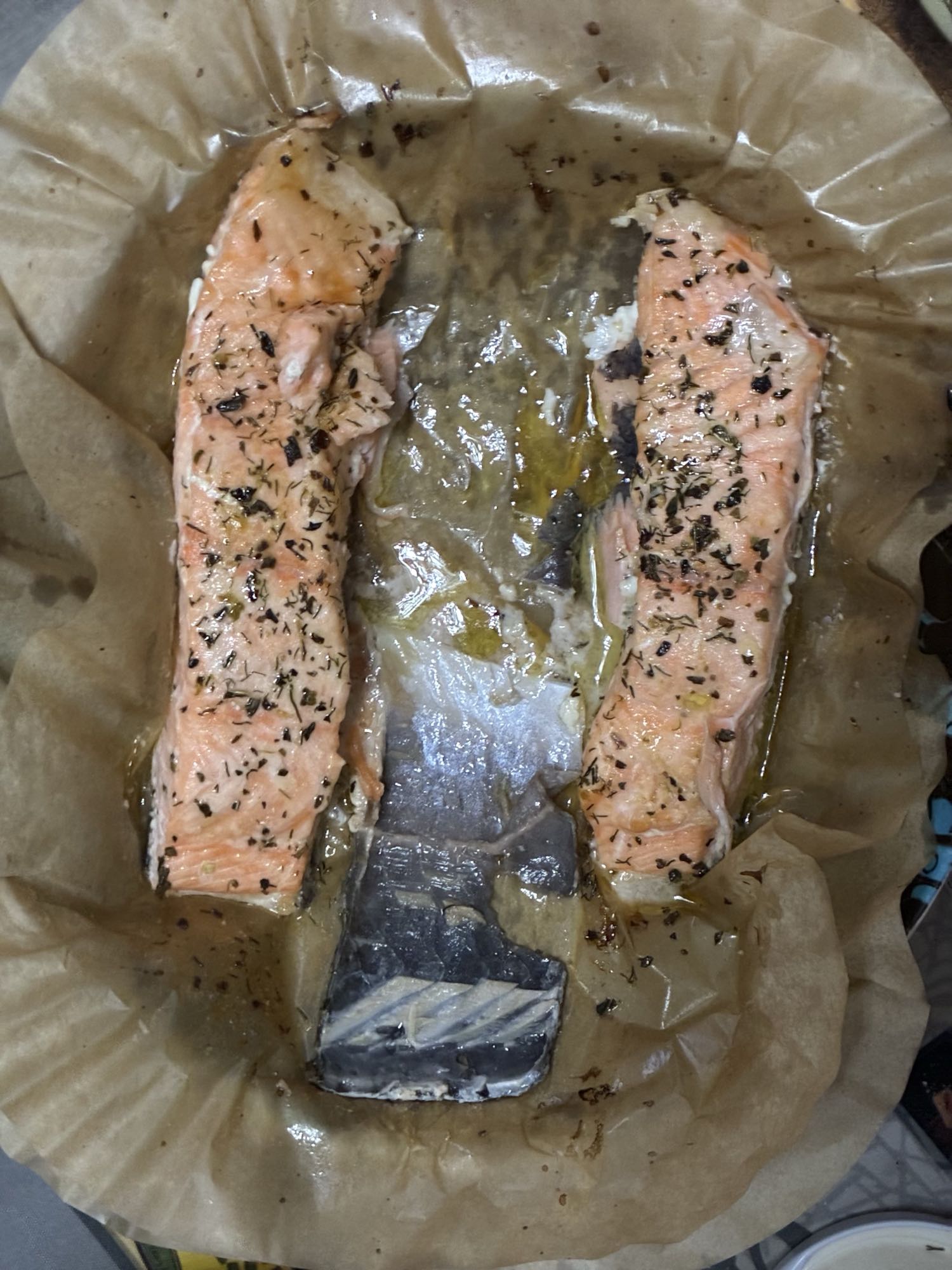 Salmón al horno