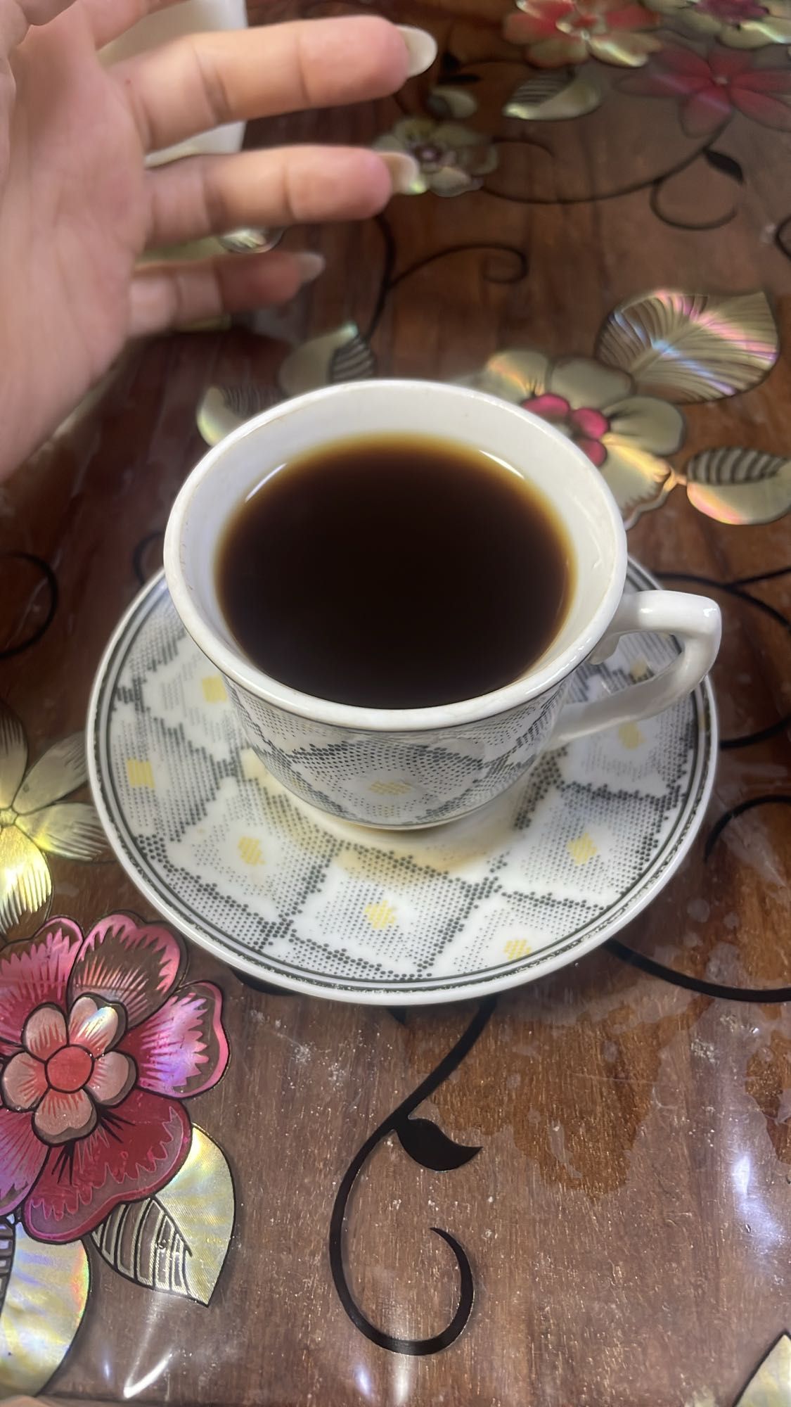 чёрный кофе