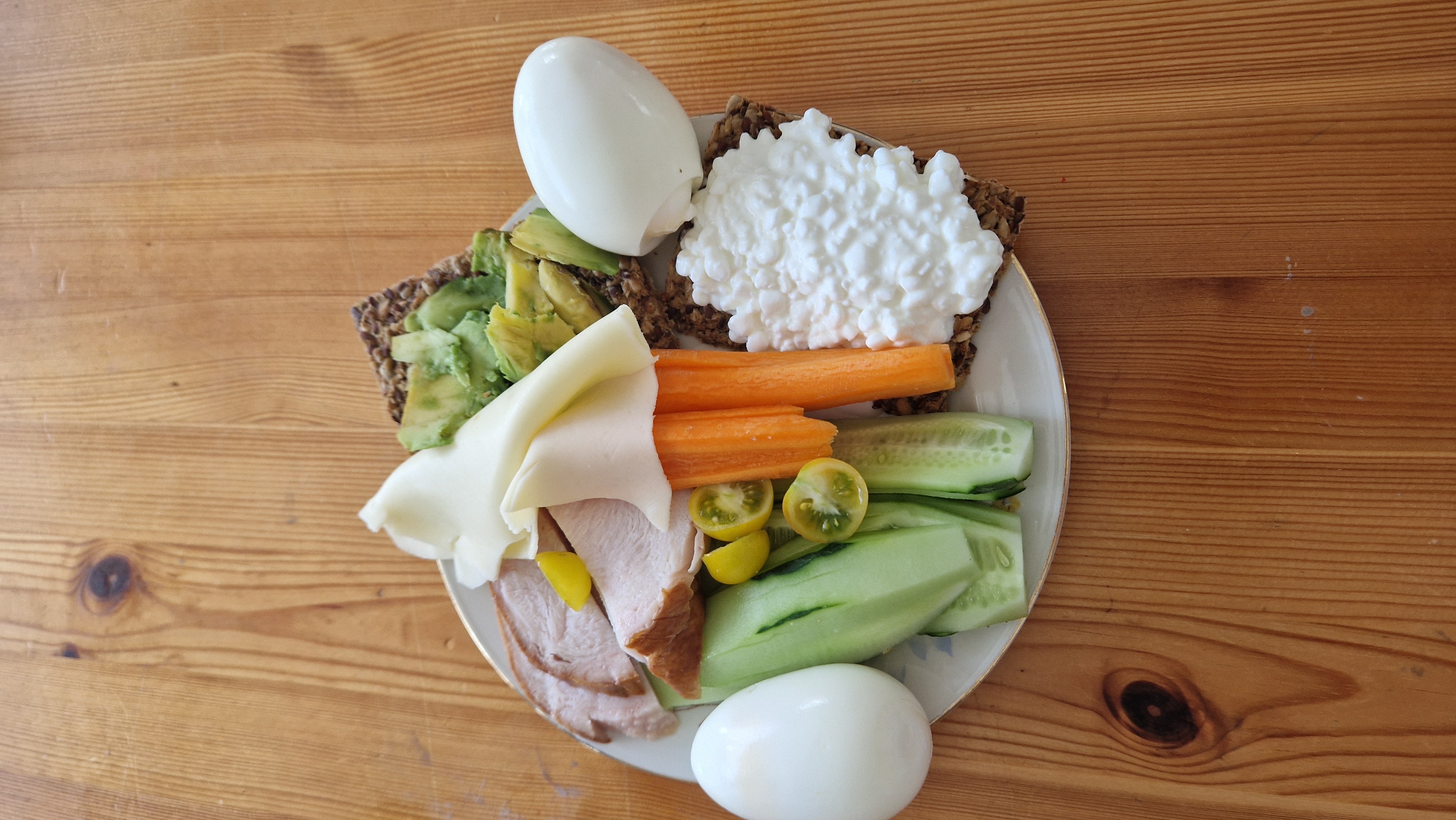 Eiweißreicher Snackteller