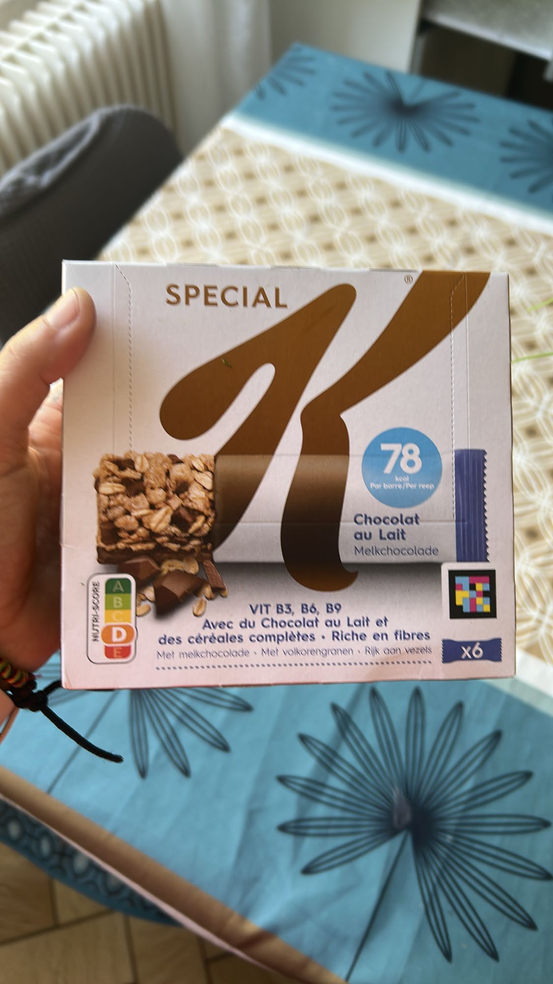 Barre chocolat au lait