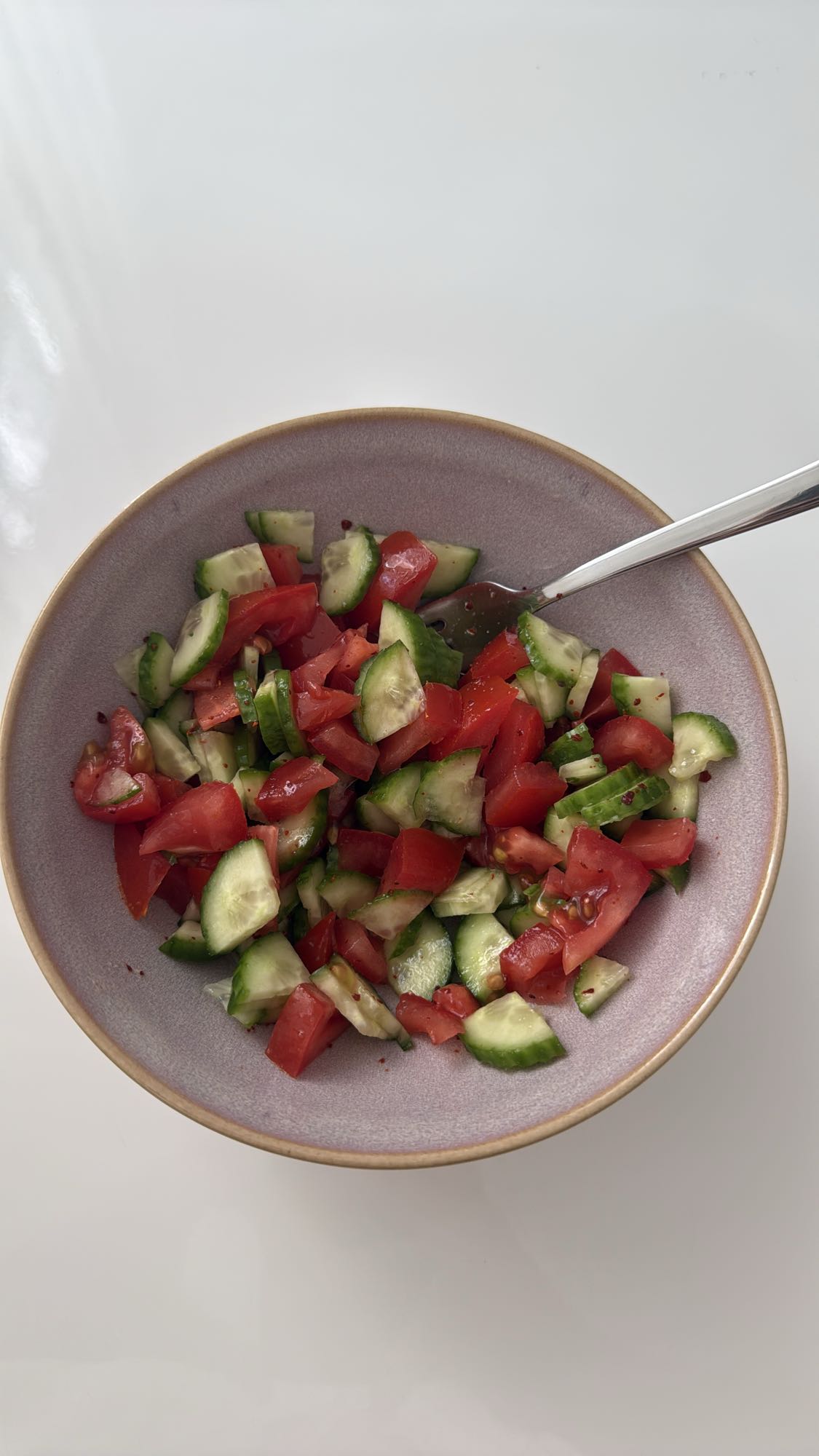 Tomaten-Gurken-Salat