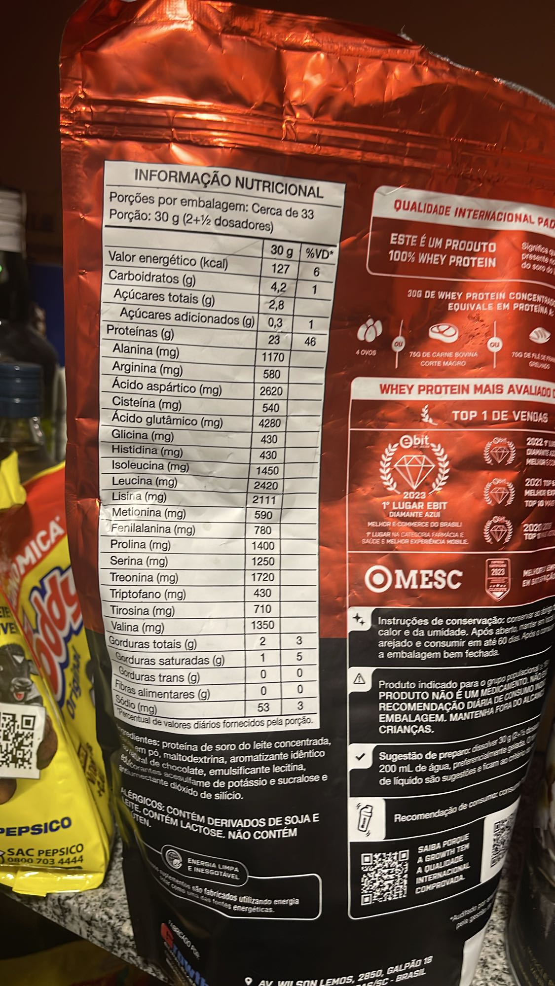 Whey Protein Chocolate