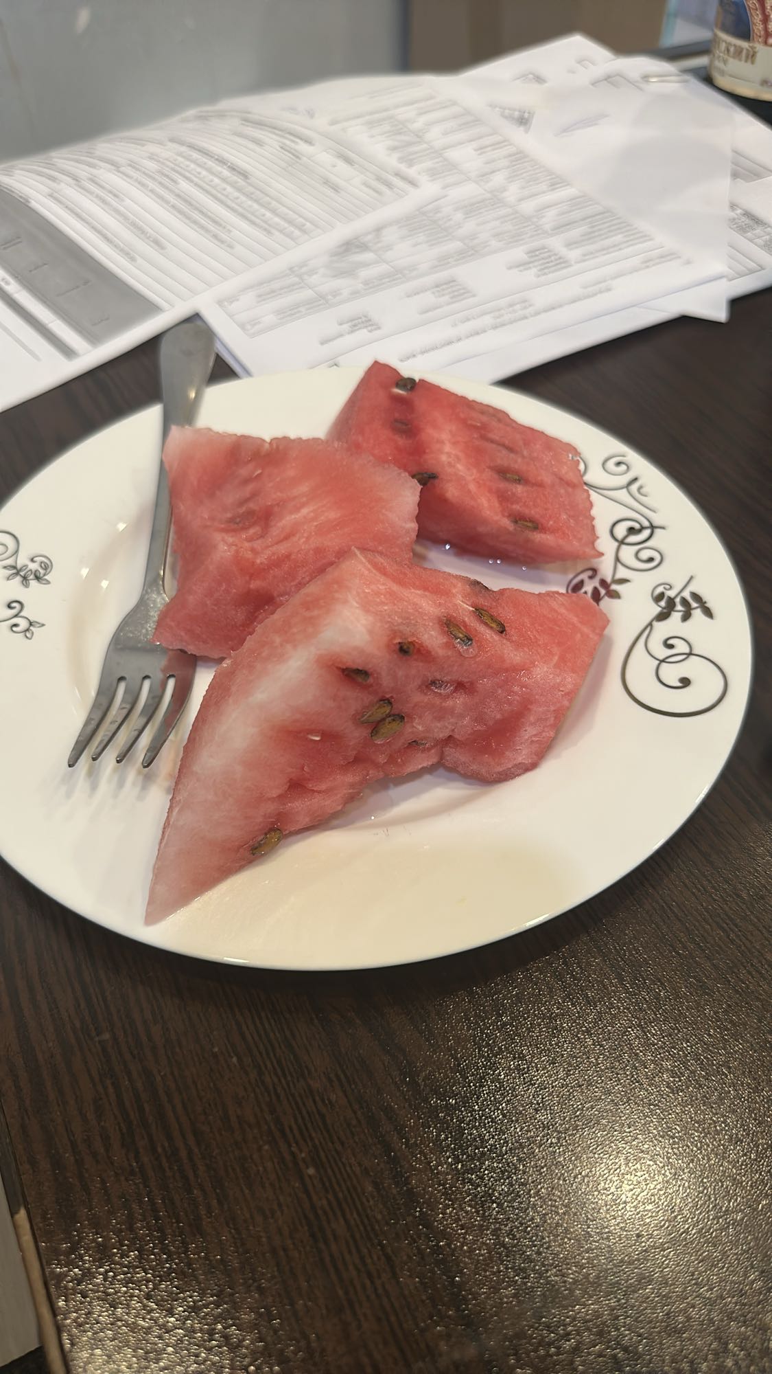 Watermelon slices
