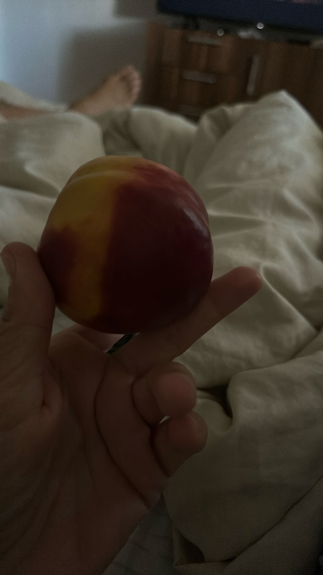 Fresh nectarine snack