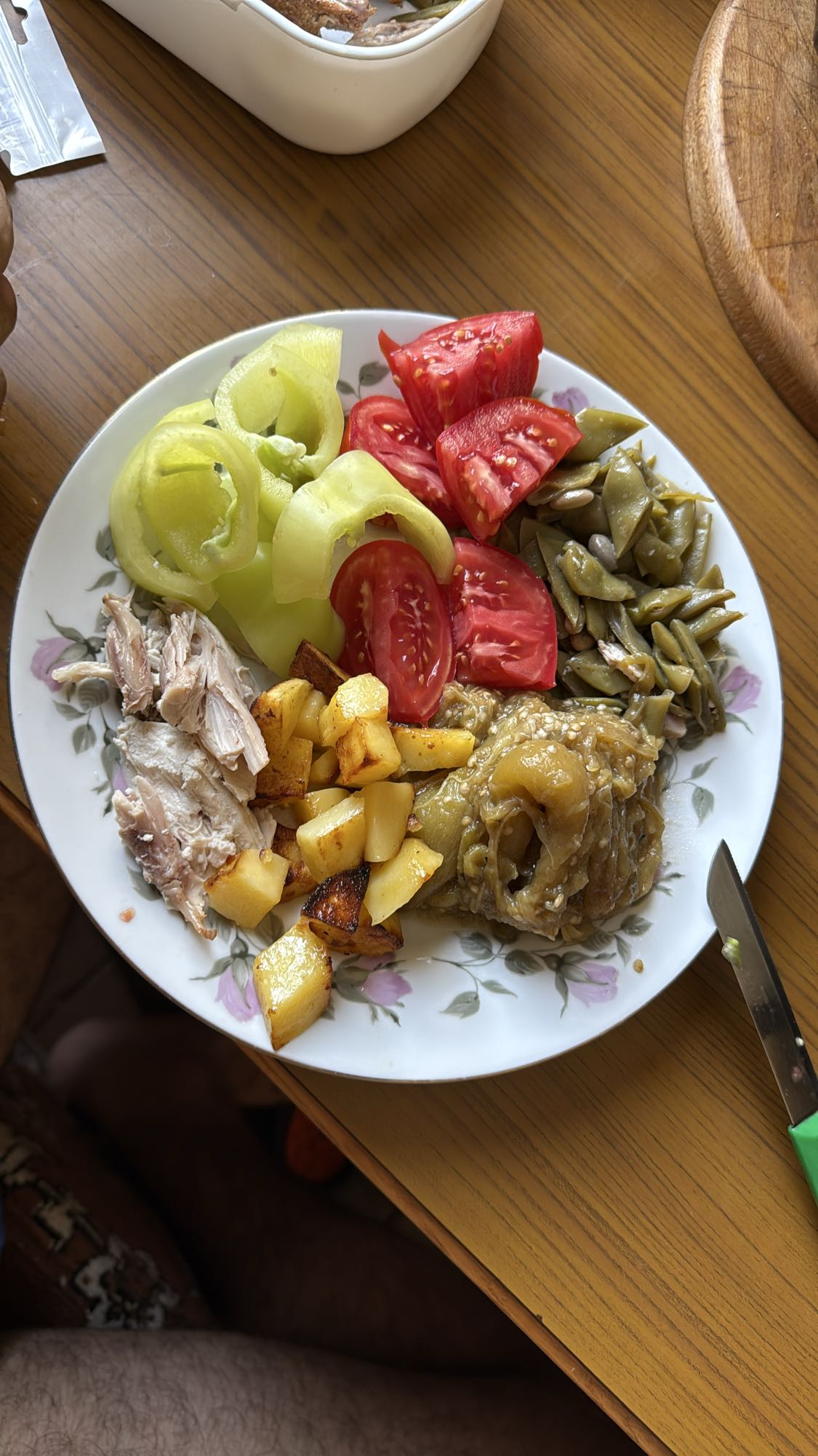 Mixed Veggies & Chicken Plate