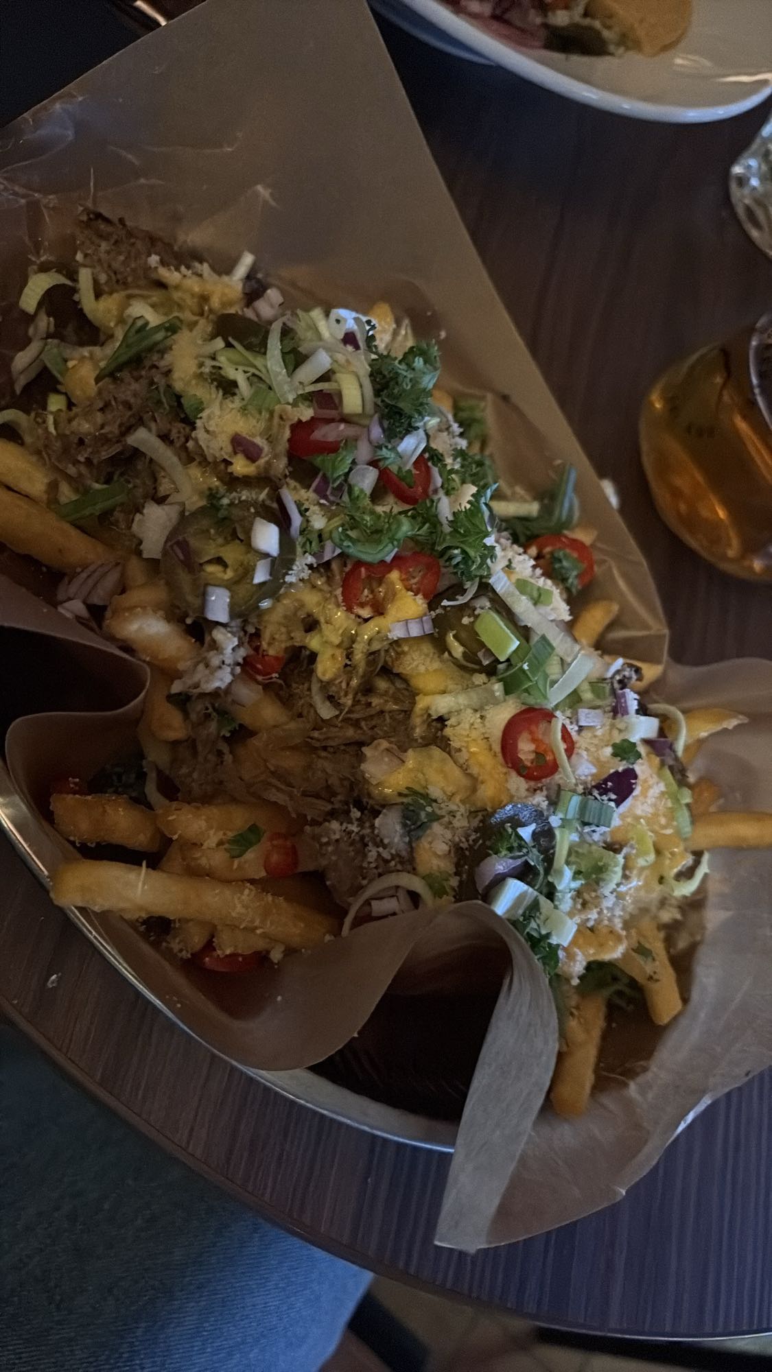 Laddade pommes med kött