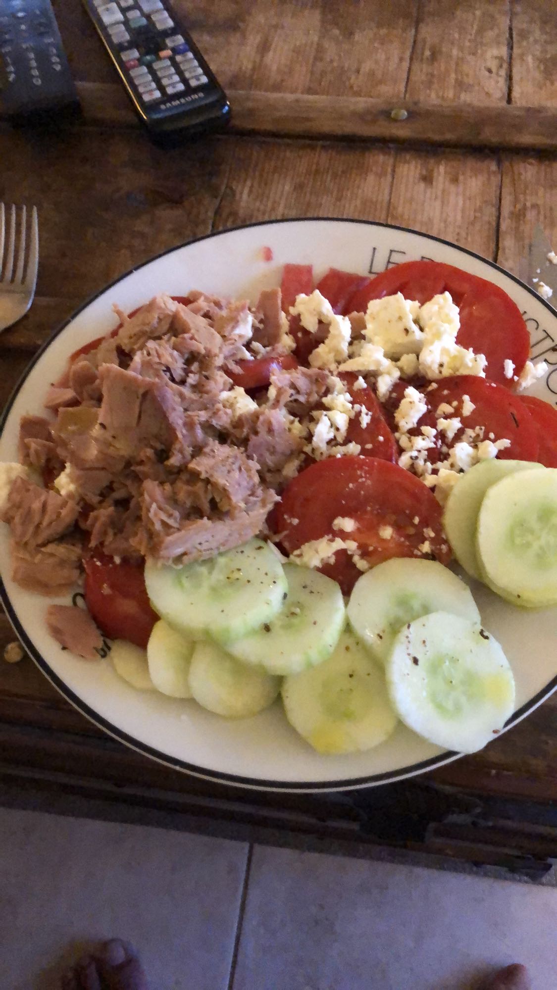 Salade au thon fraîche
