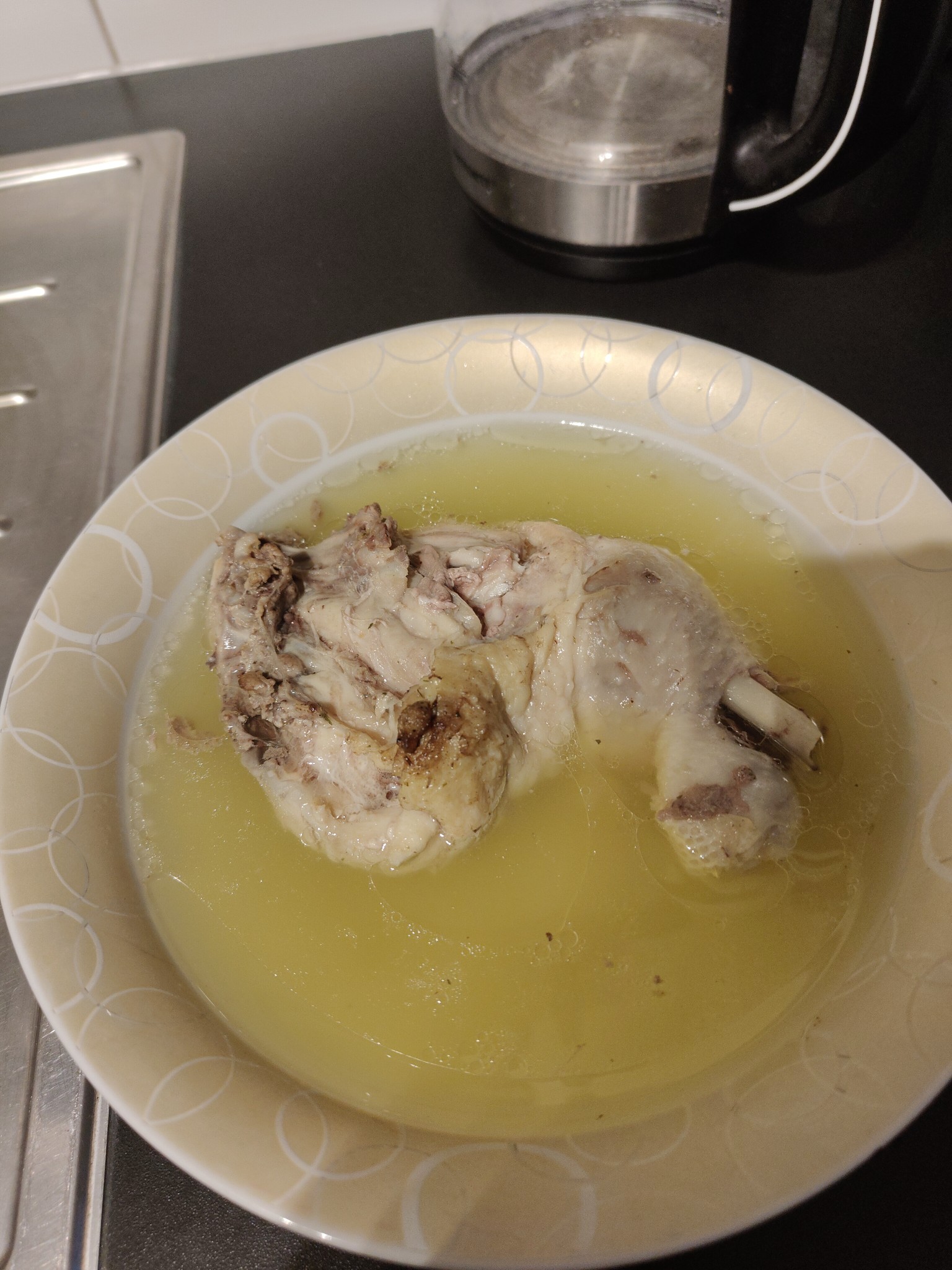 Boiled Chicken Broth