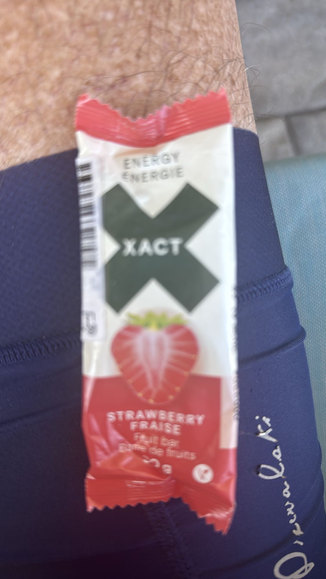 Barre énergie fraise