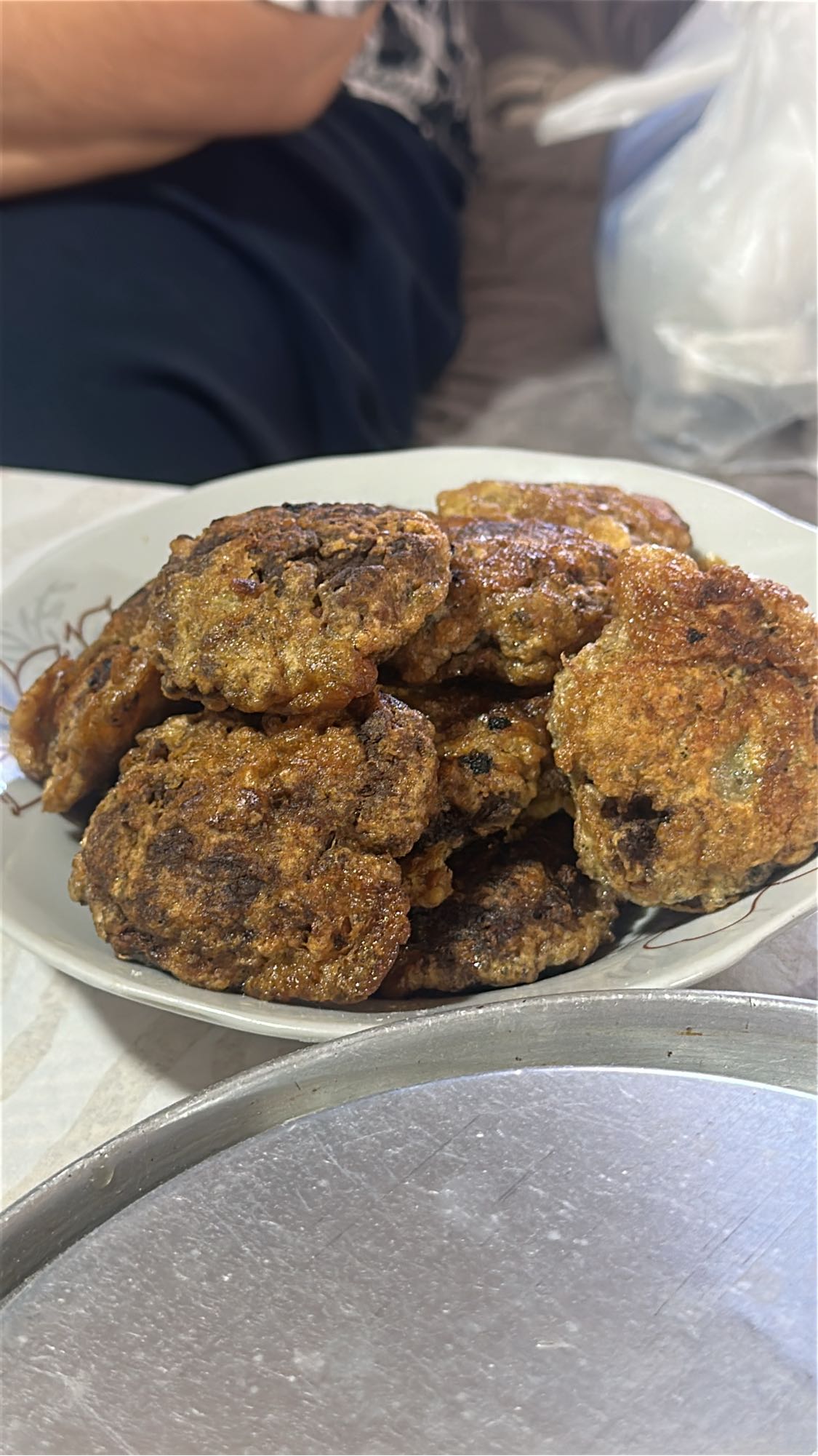Homemade beef patties