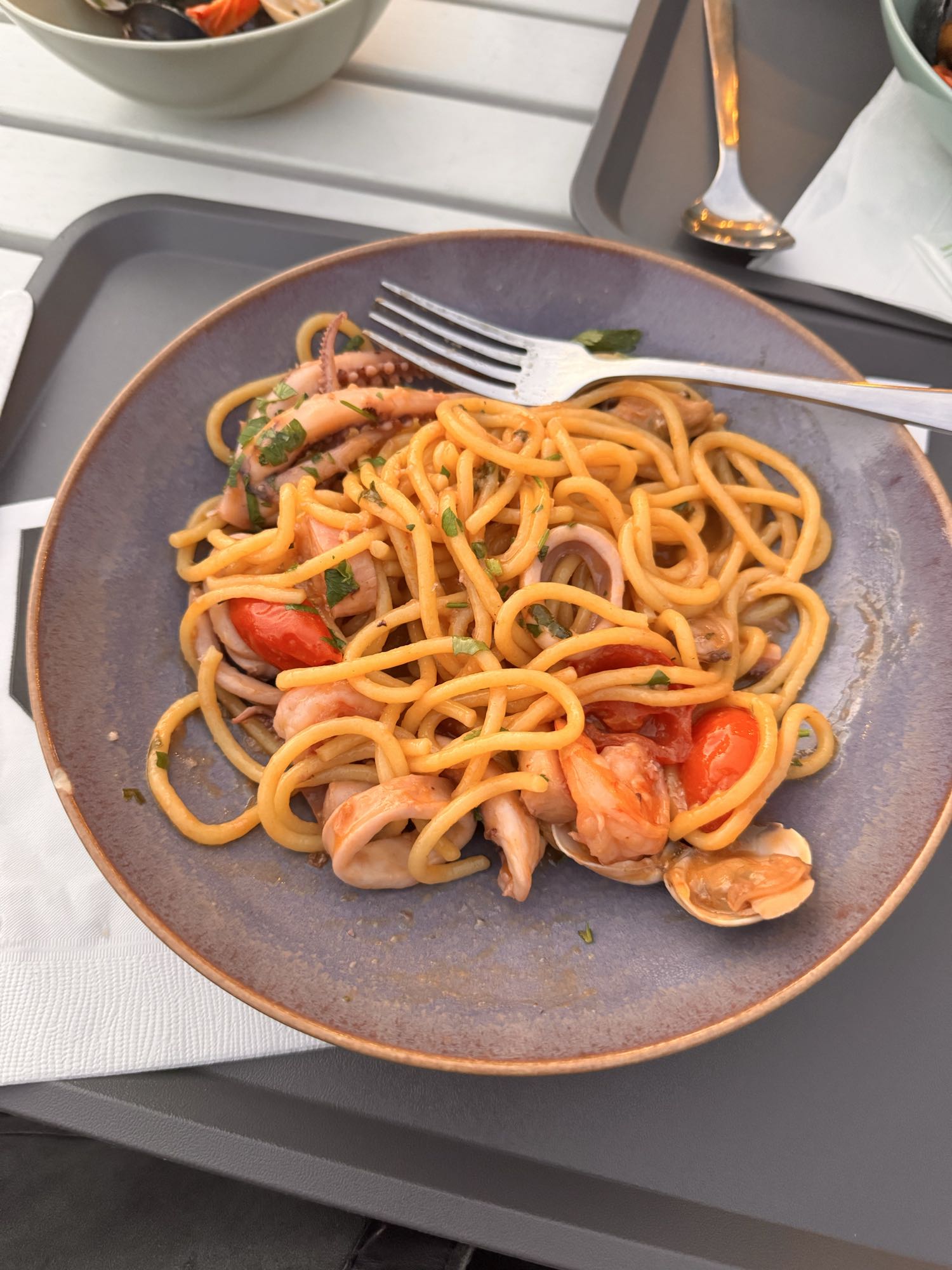 Paste cu fructe de mare