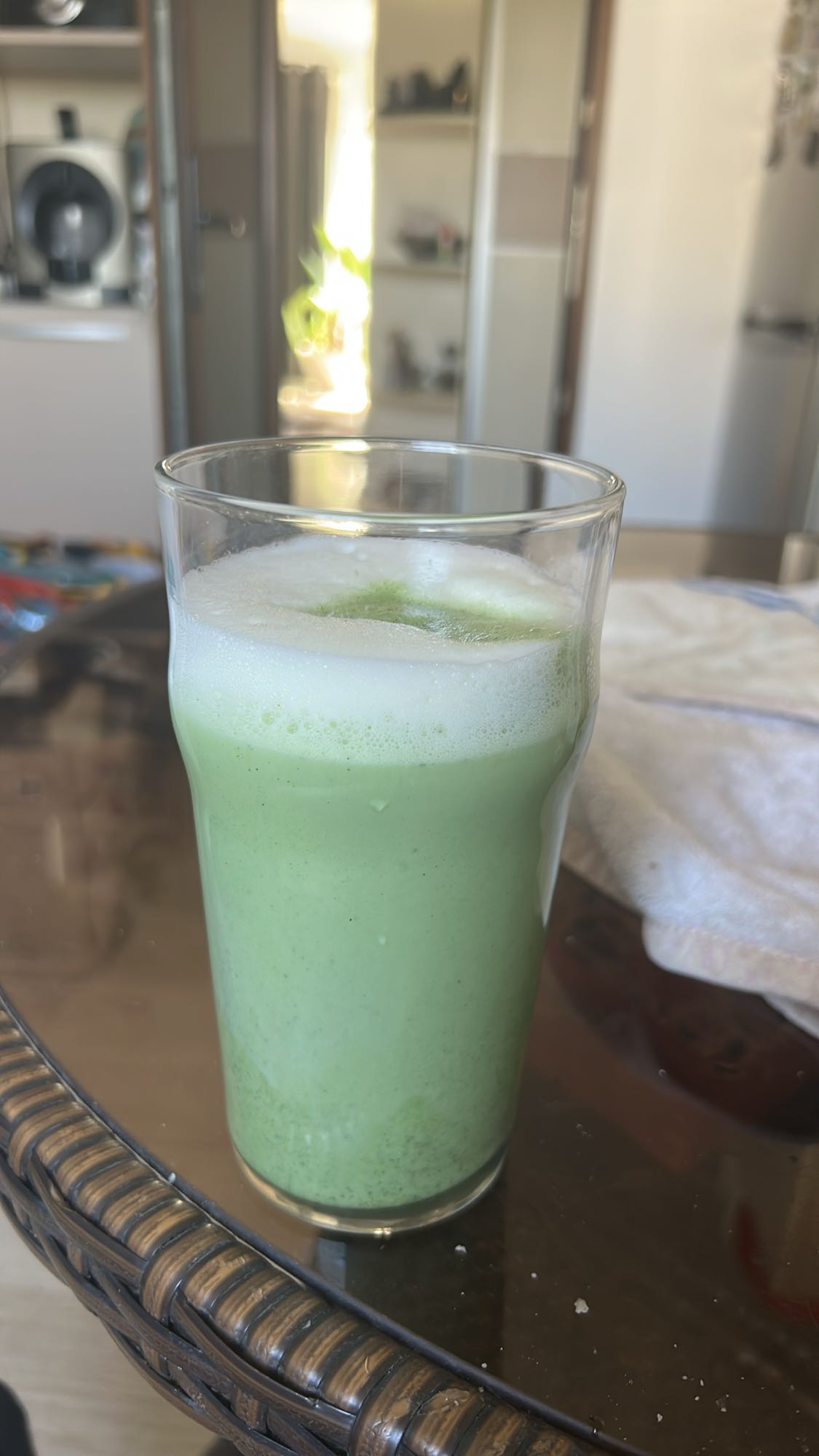 Matcha latte rece