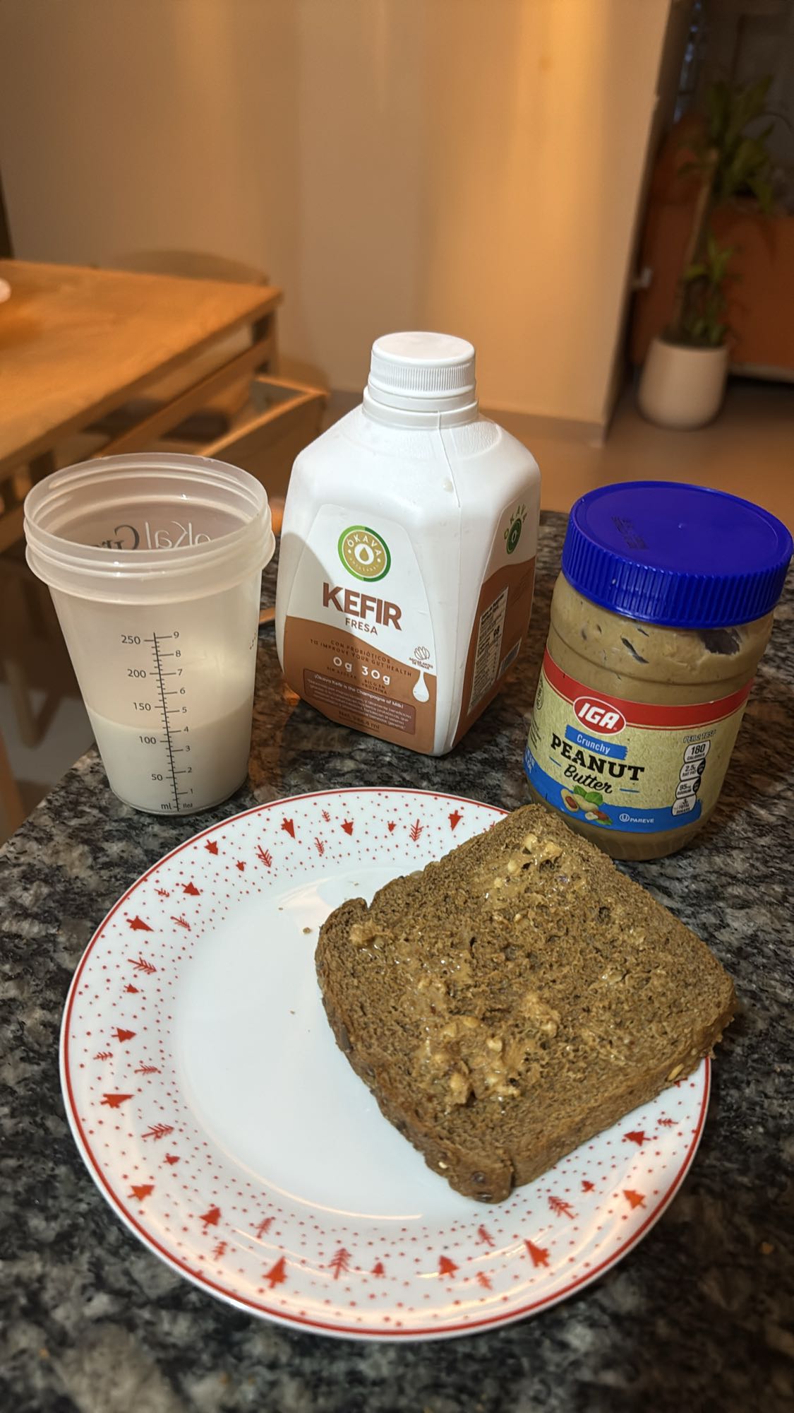 Kefir & Peanut Butter Toast