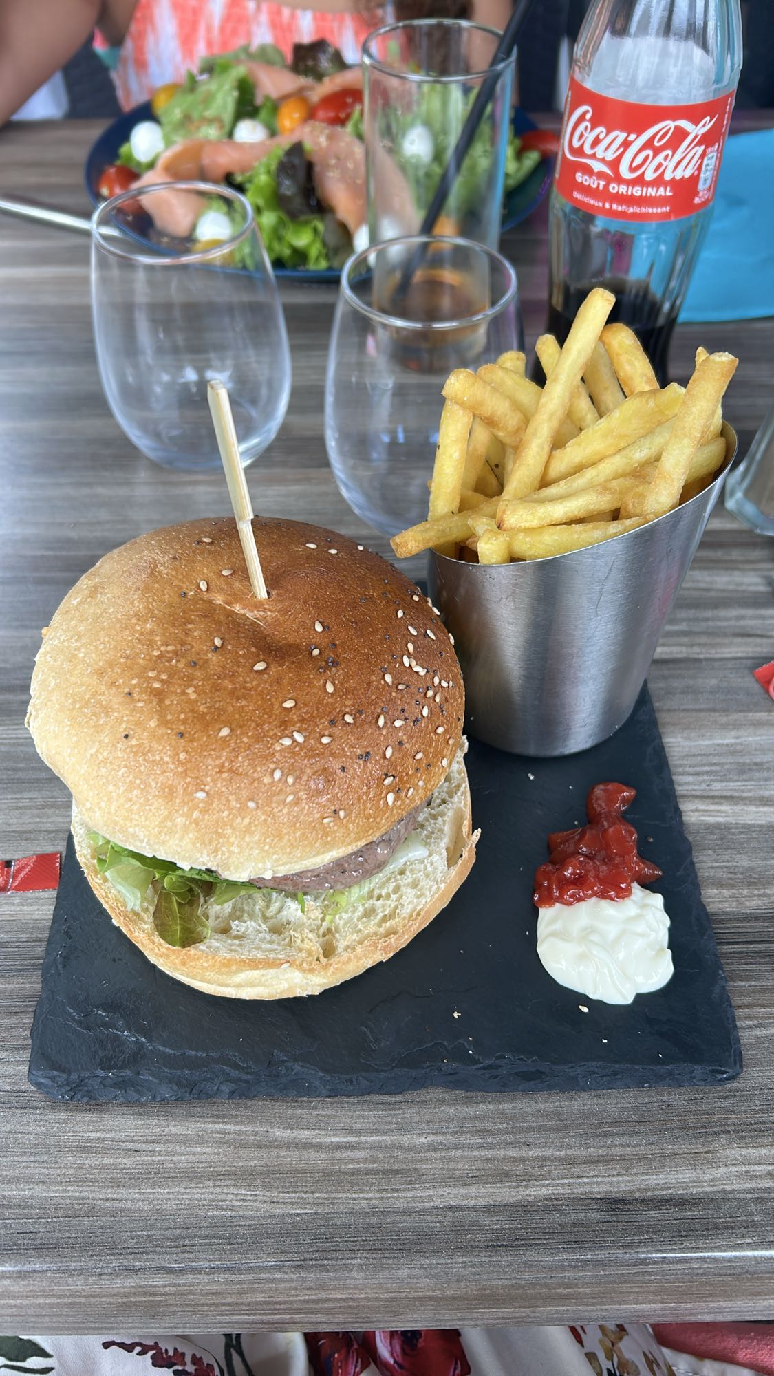 Burger frites classique