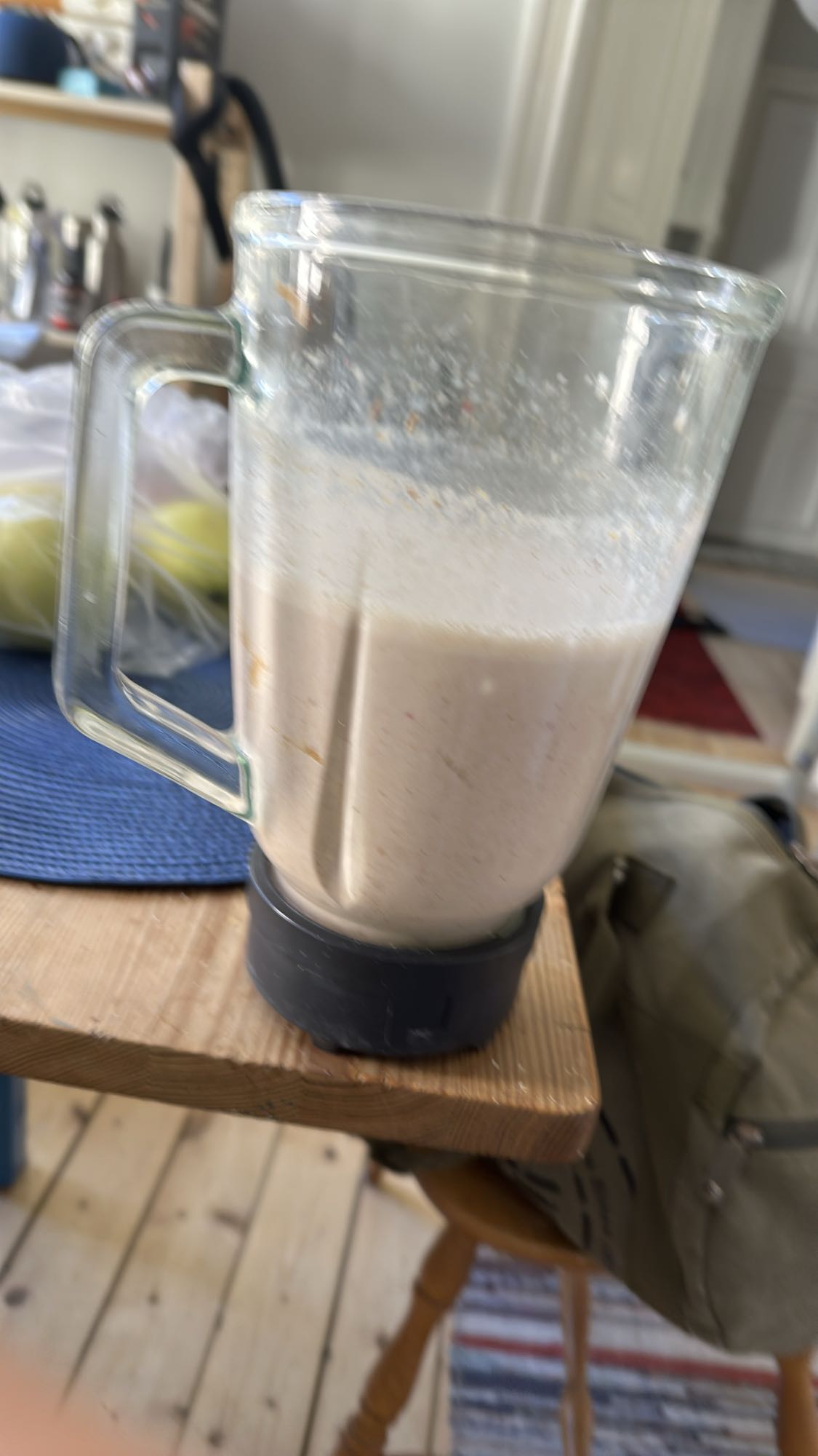 Banan- och havresmoothie