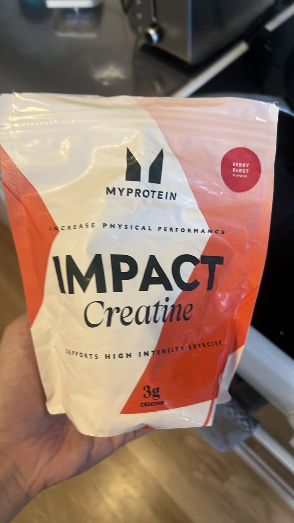 Kreatintillskott bärsmak