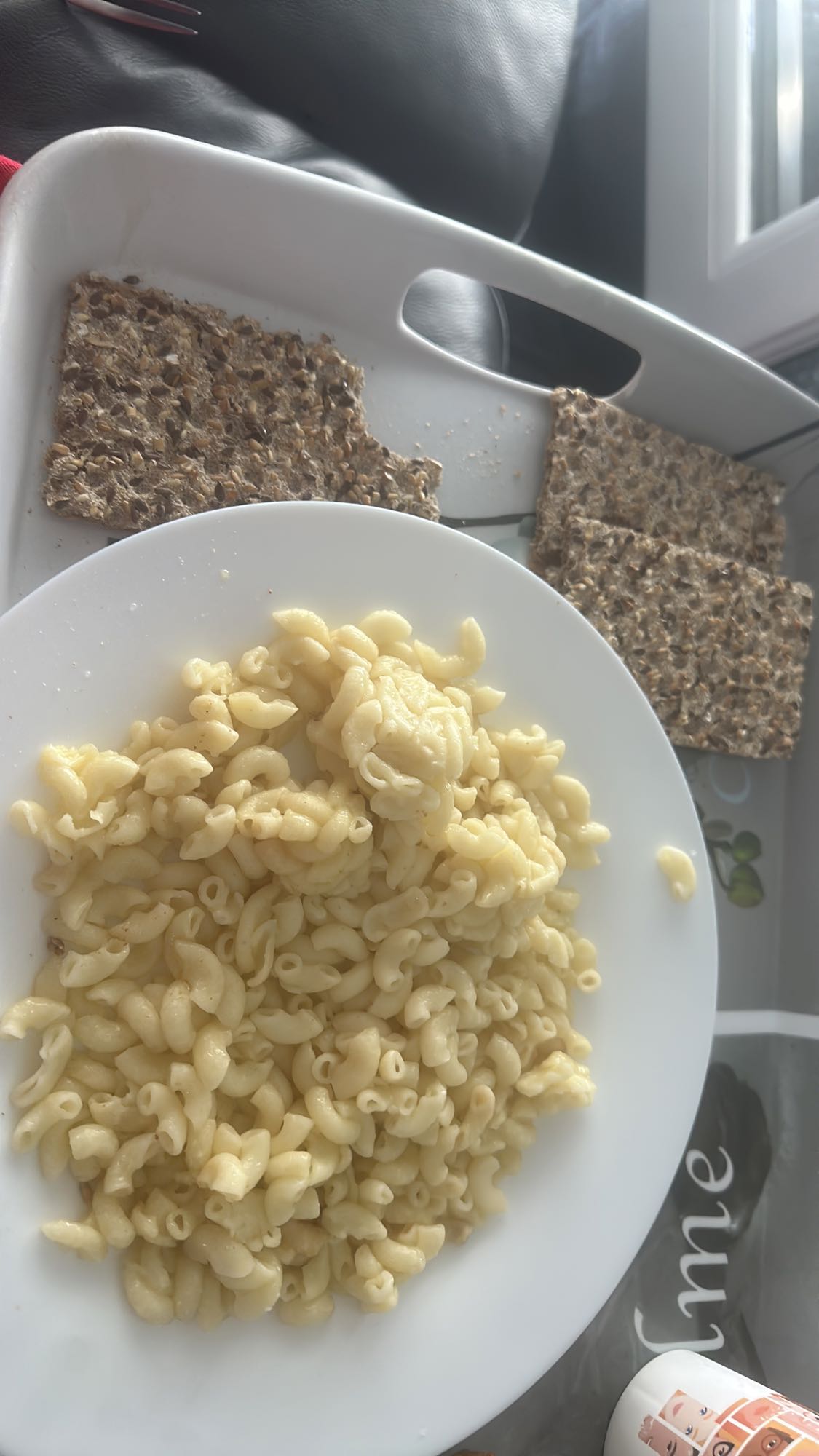 Pâtes et tartines croustillantes