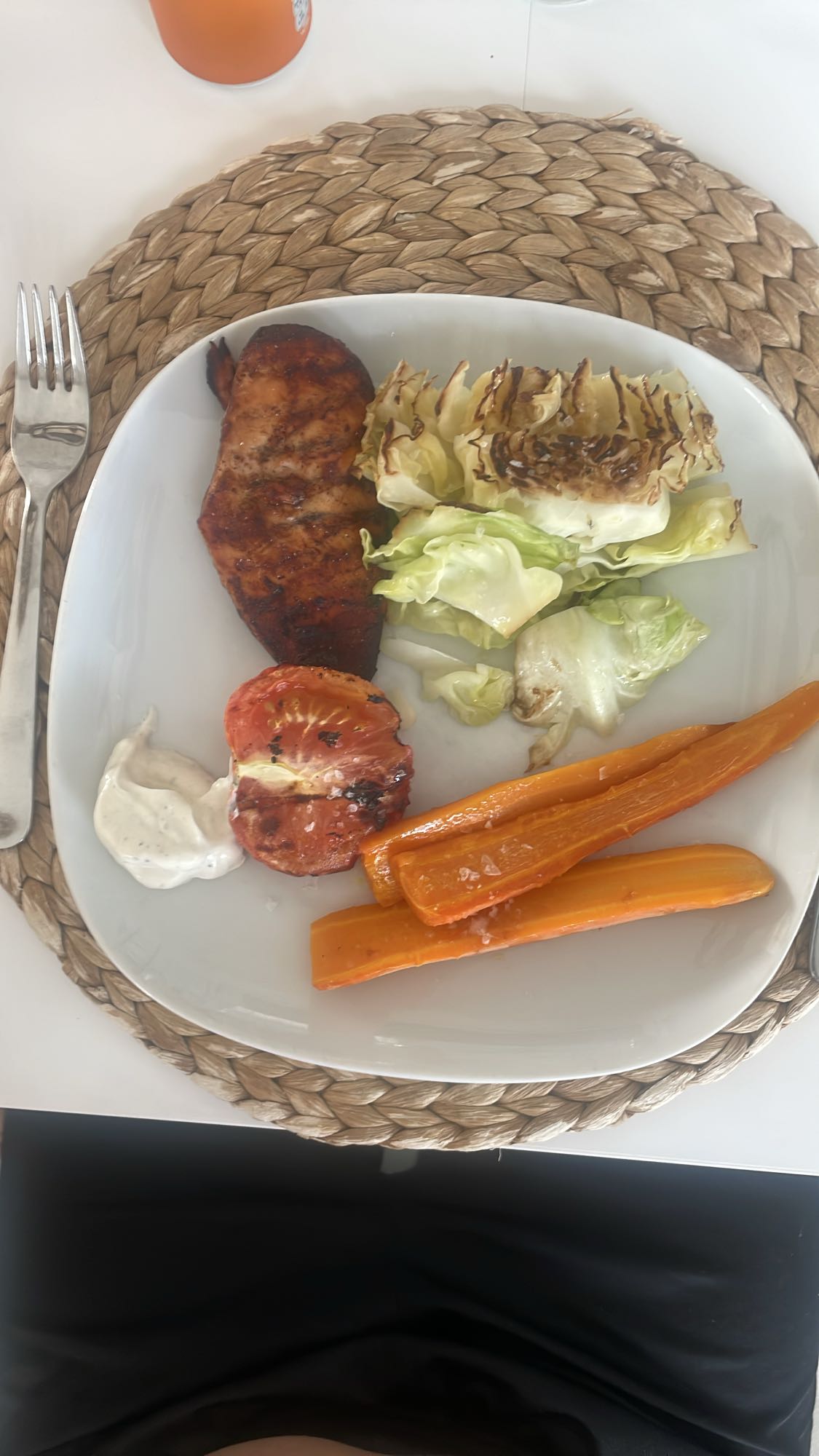 Grillad kycklingtallrik