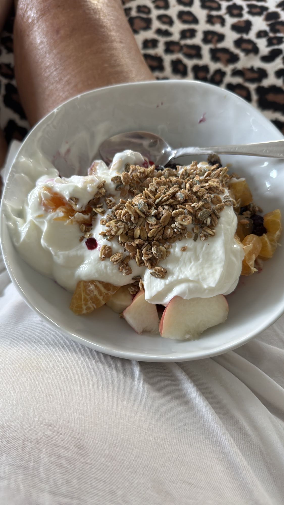 Yoghurt met fruit en granola