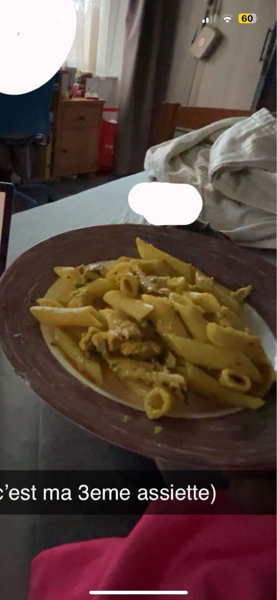 Pâtes au poulet crémeuses