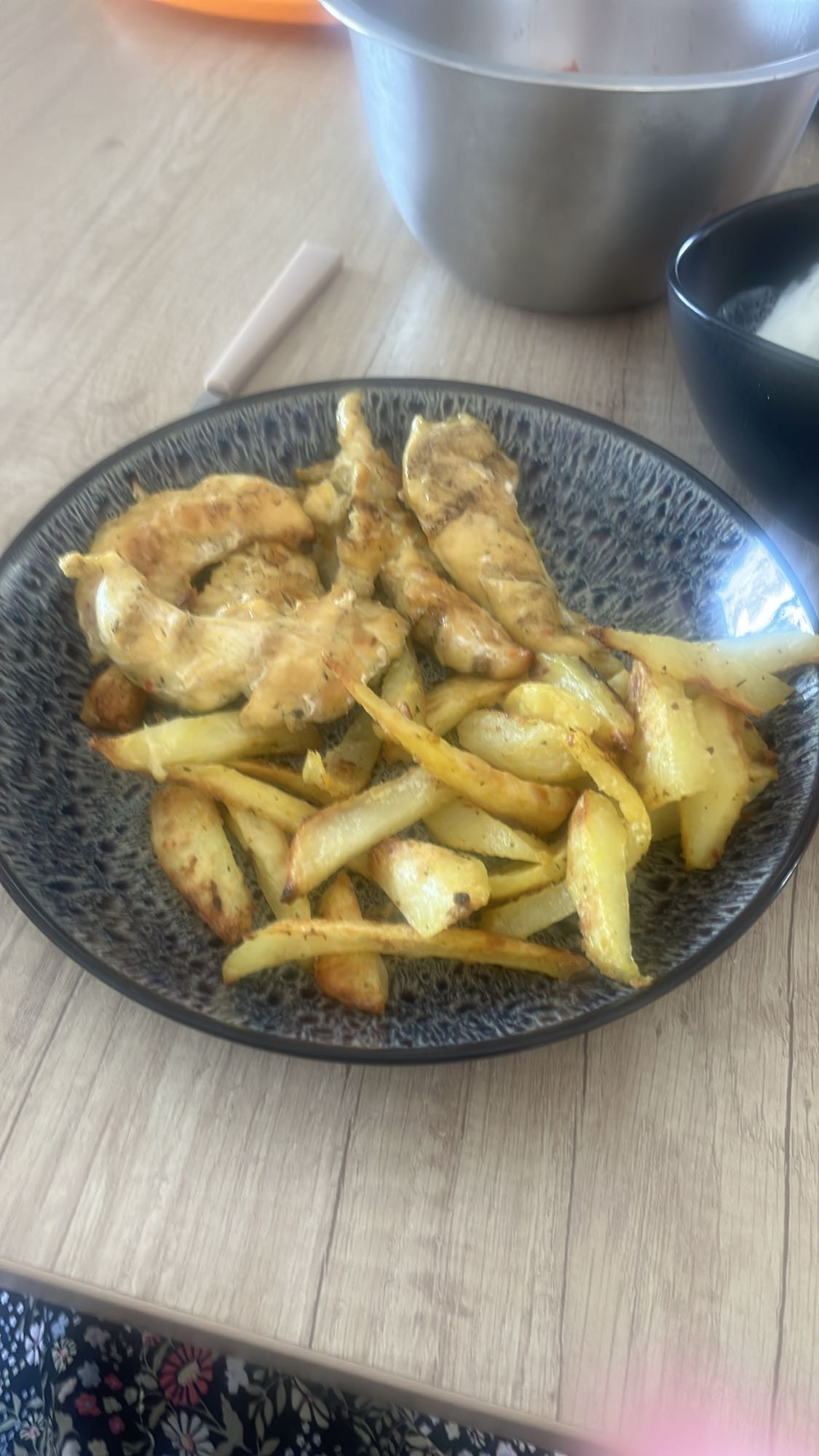 Cartofi cu piept de pui