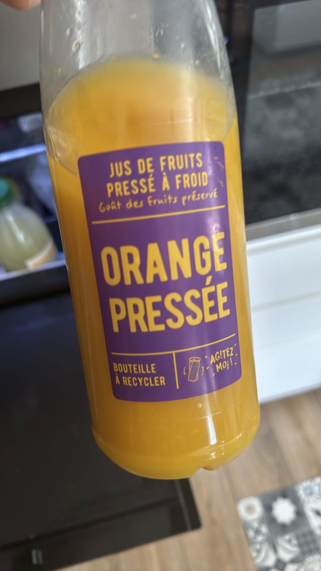 Jus d'orange pressée