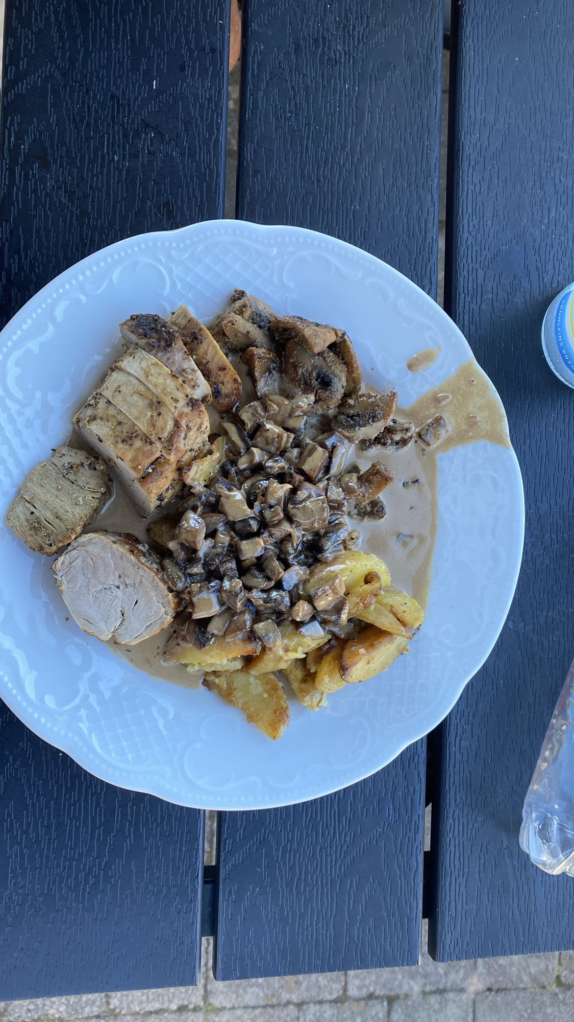 Fläskfilé med potatis