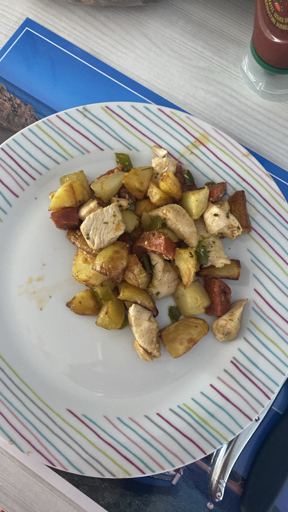 Poulet pommes de terre