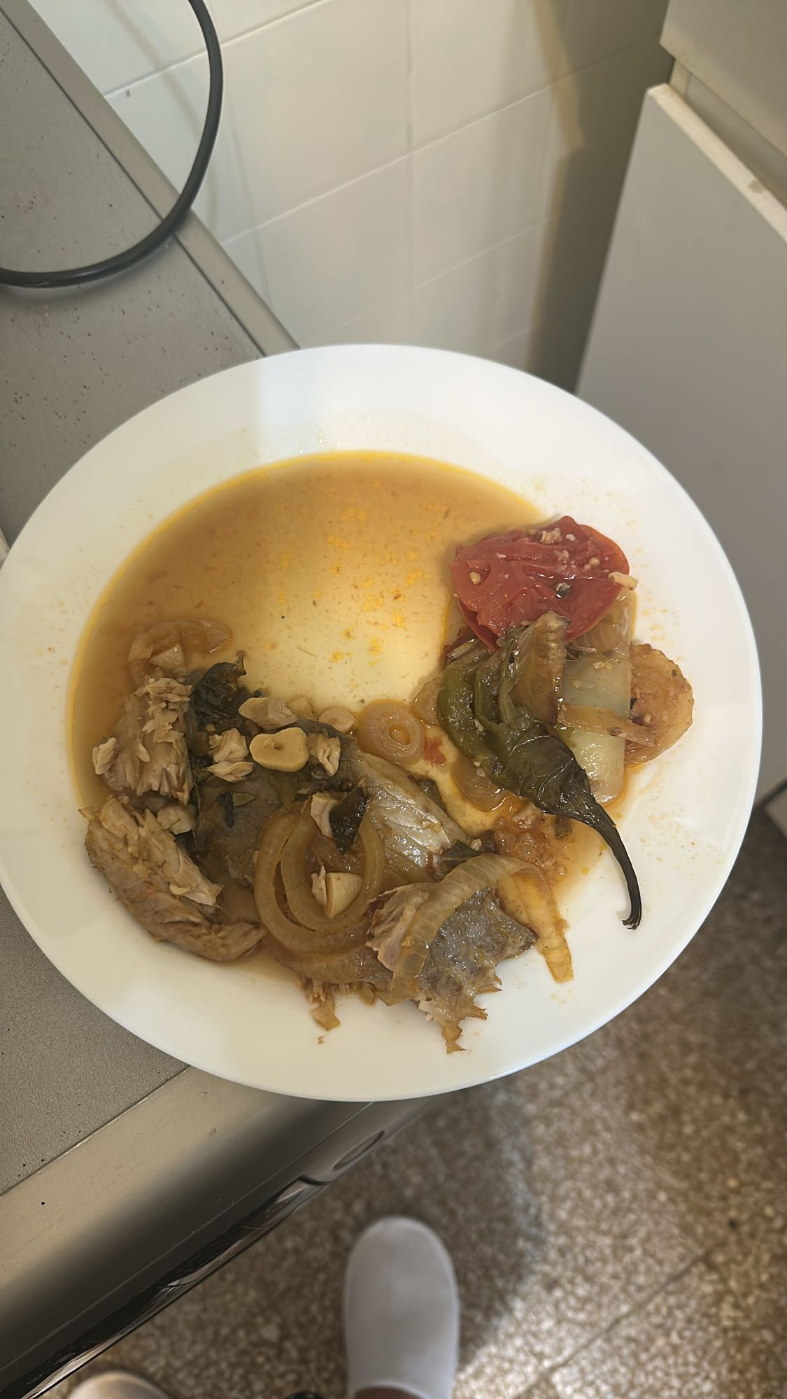 Fish stew with vegetables