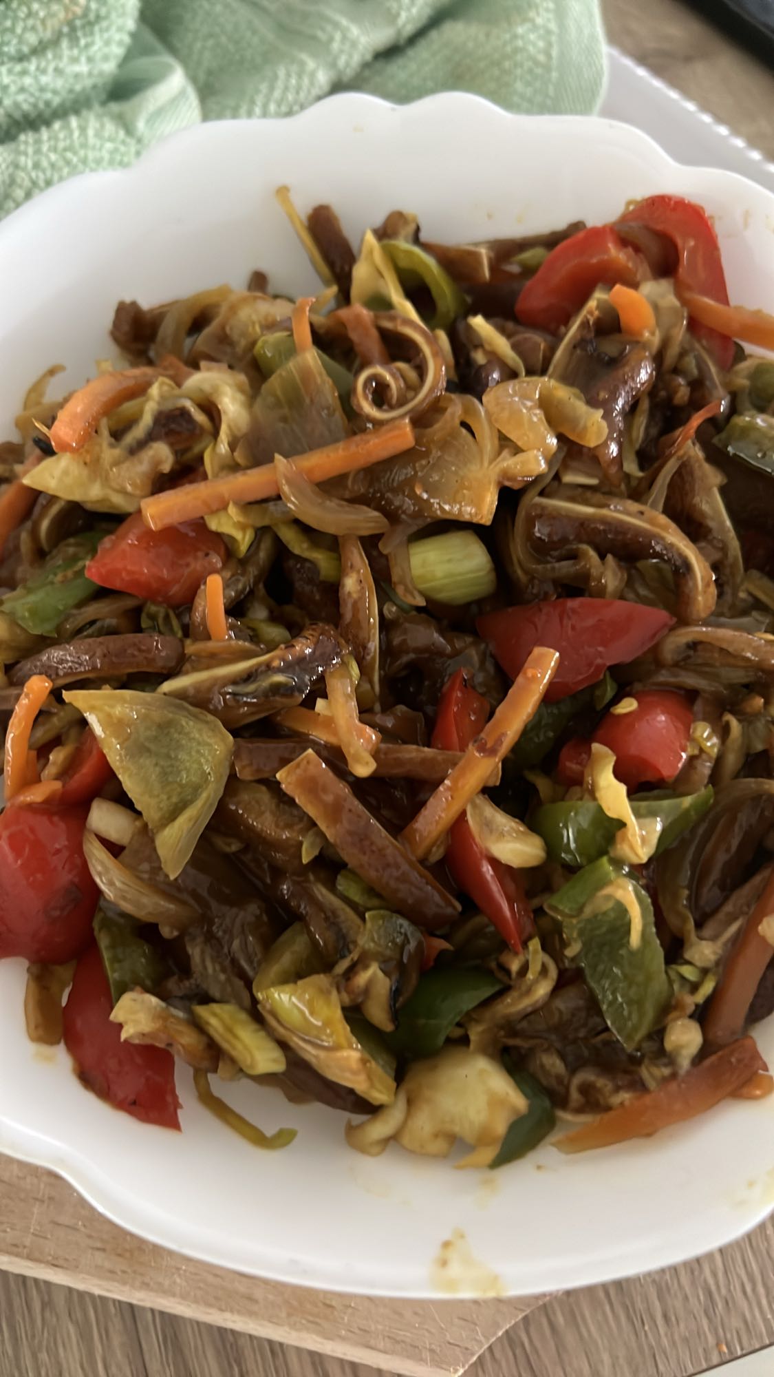 Legume sotate asiatice