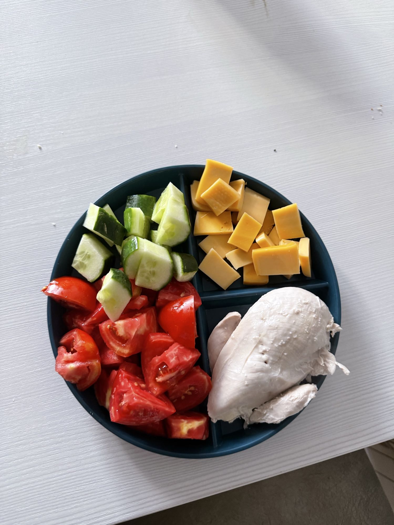 Курица с овощами и сыром