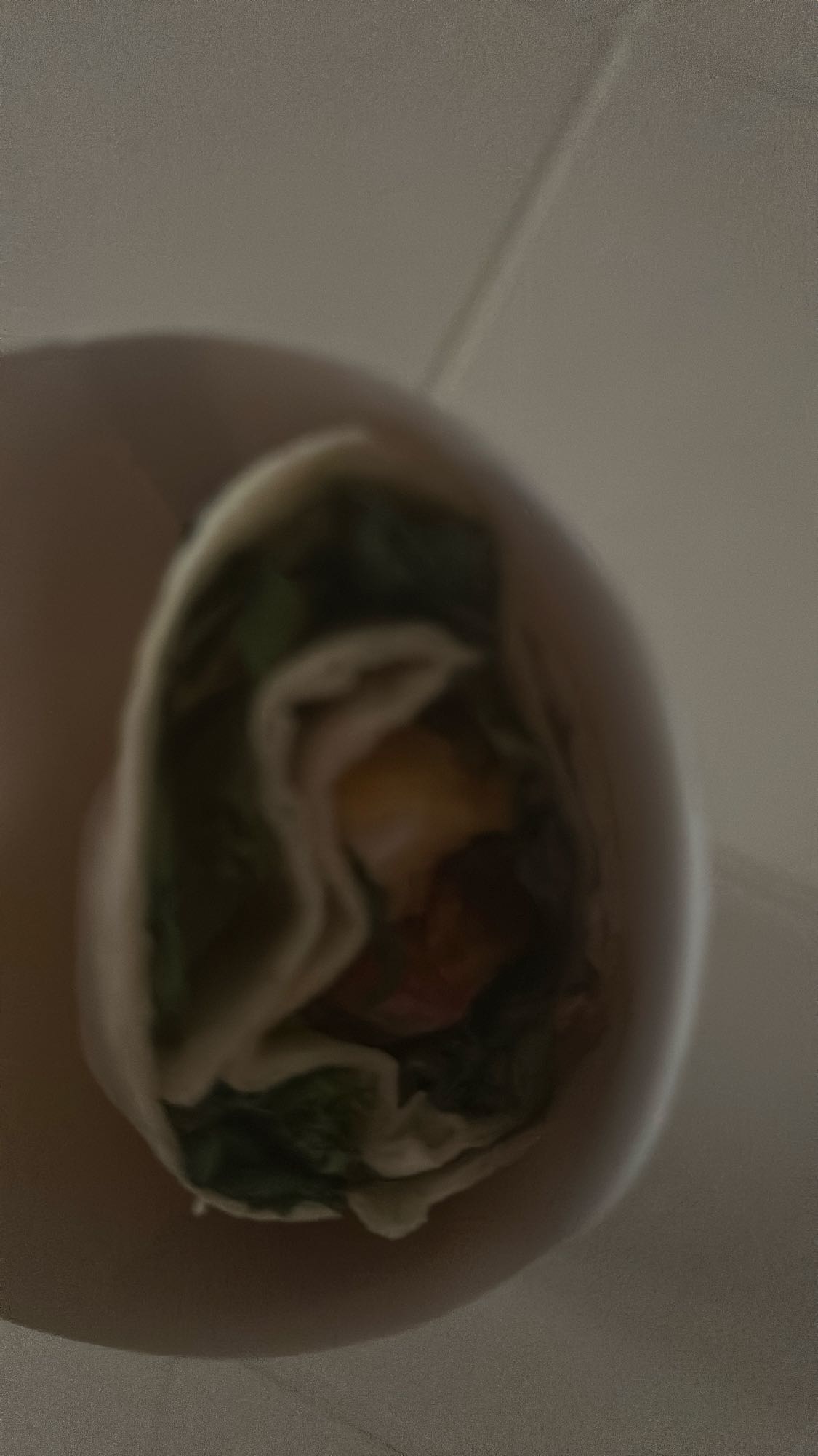 wrap légumes poulet