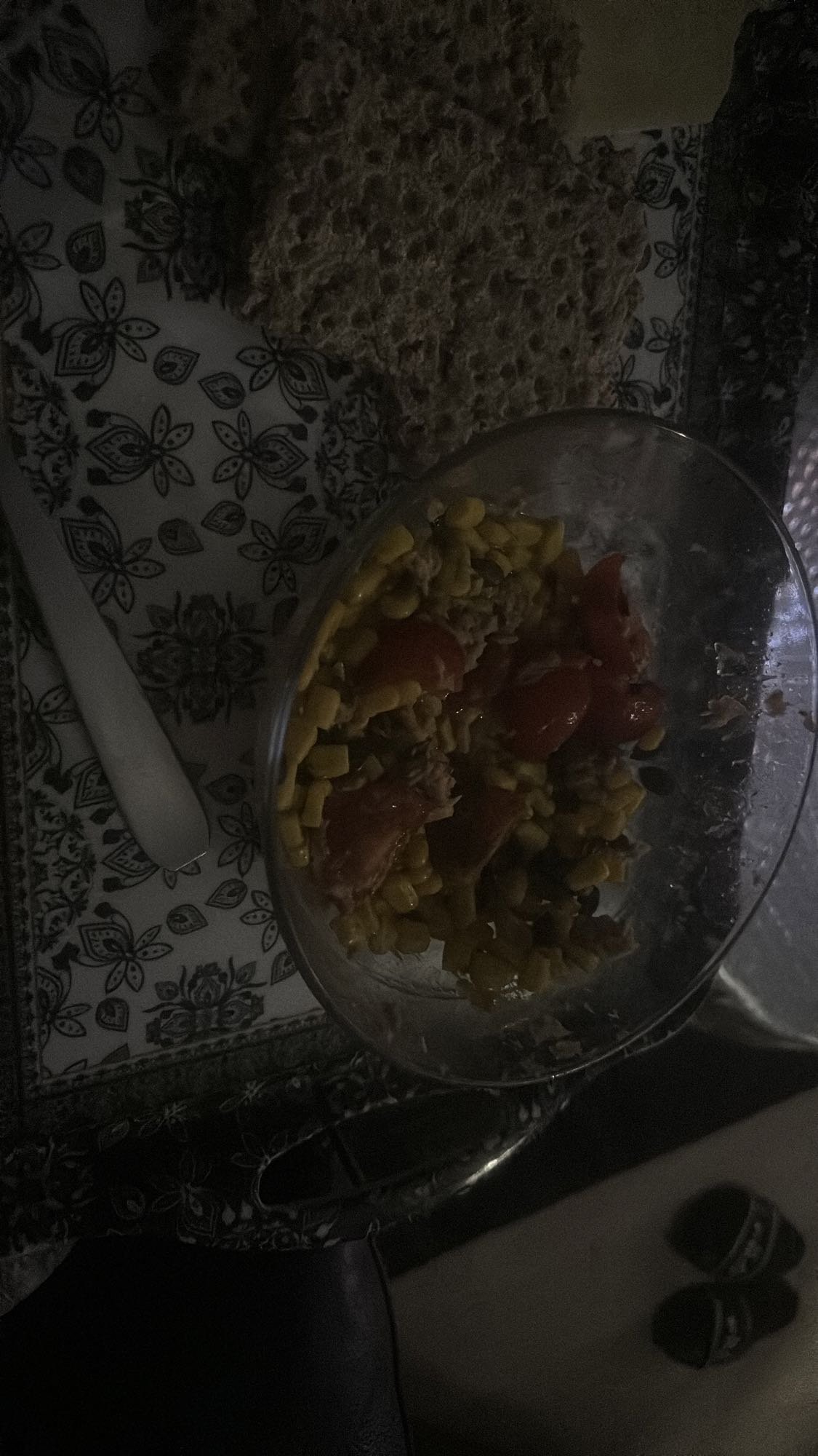 Salade thon maïs craquantes