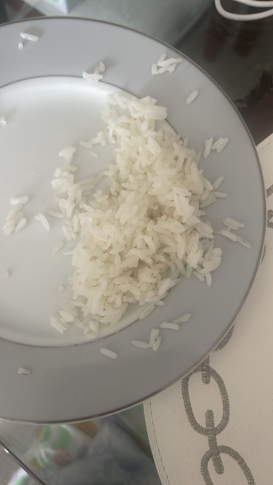 arroz blanco pequeño