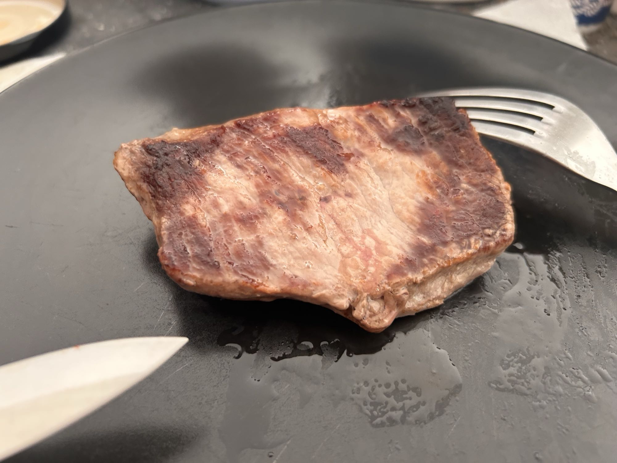 Steak grillé