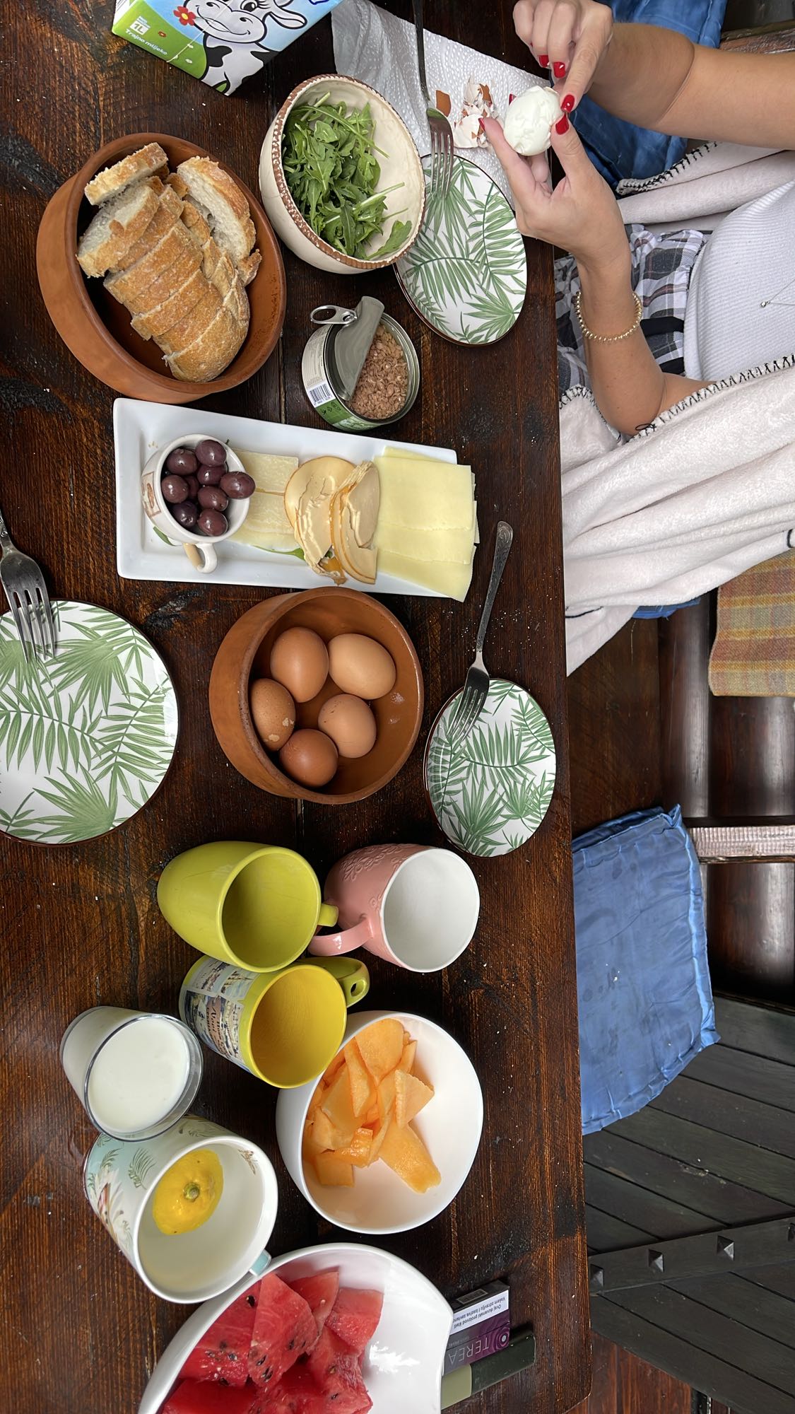 Завтрак на террасе