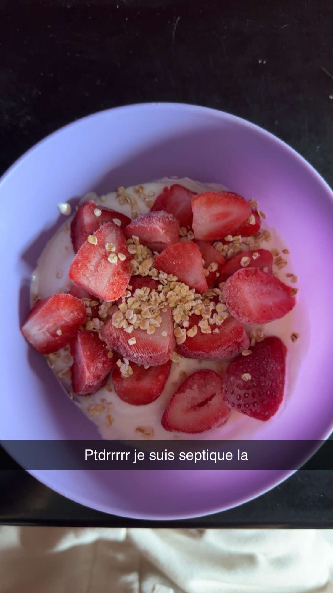 Yaourt aux fraises