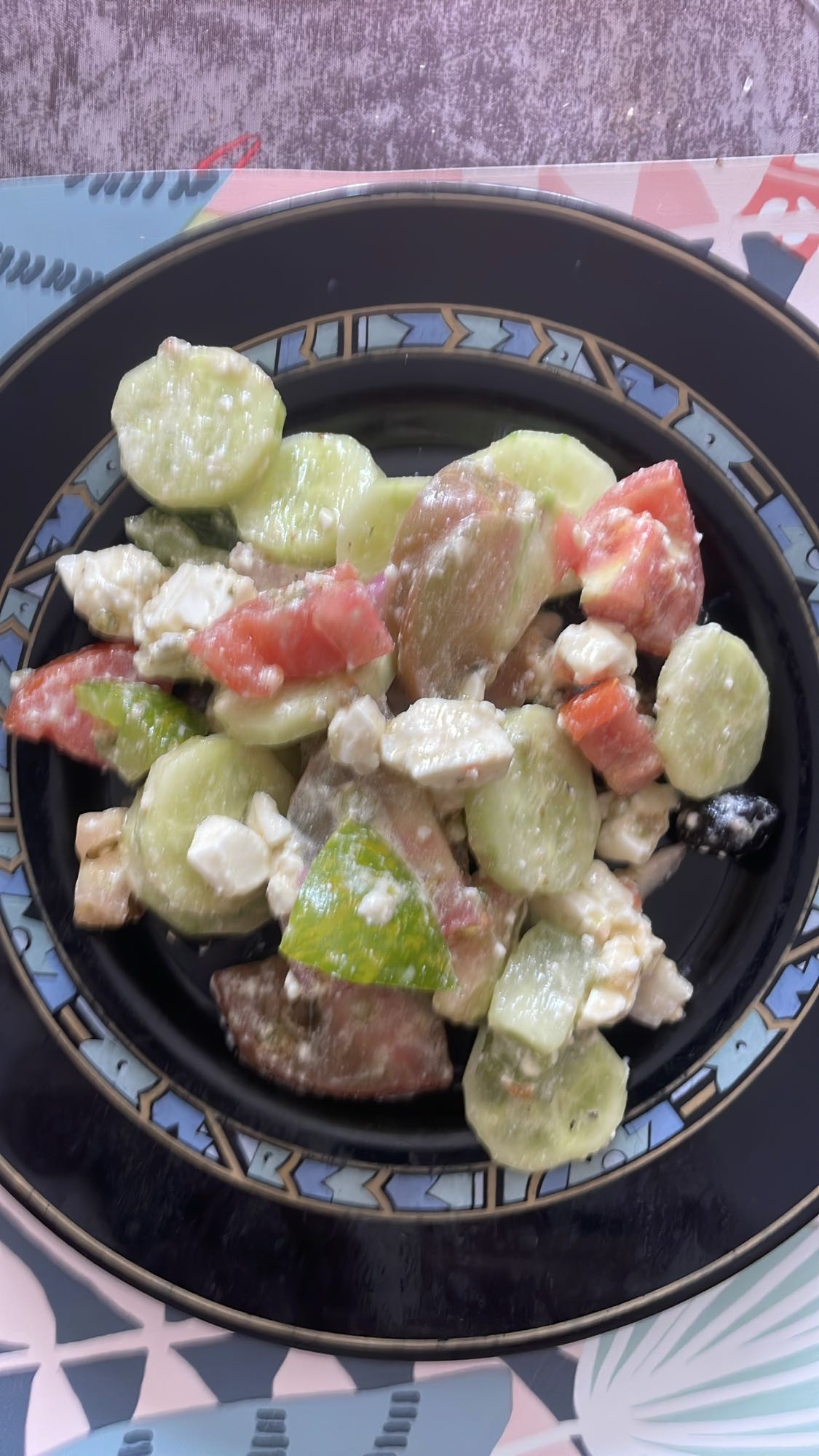Salade grecque fraîche