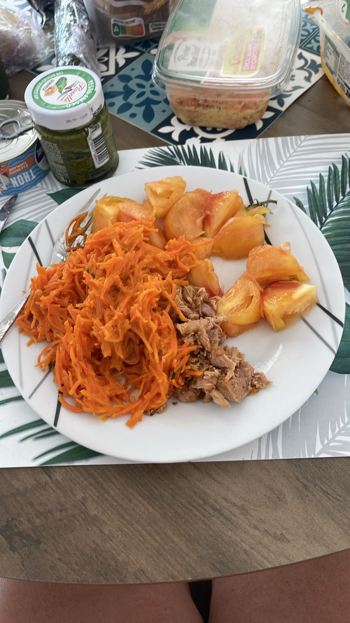 Salade carottes thon