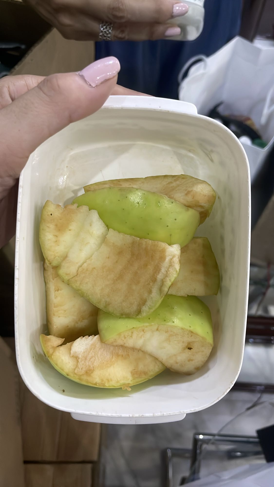 Sliced Green Apple