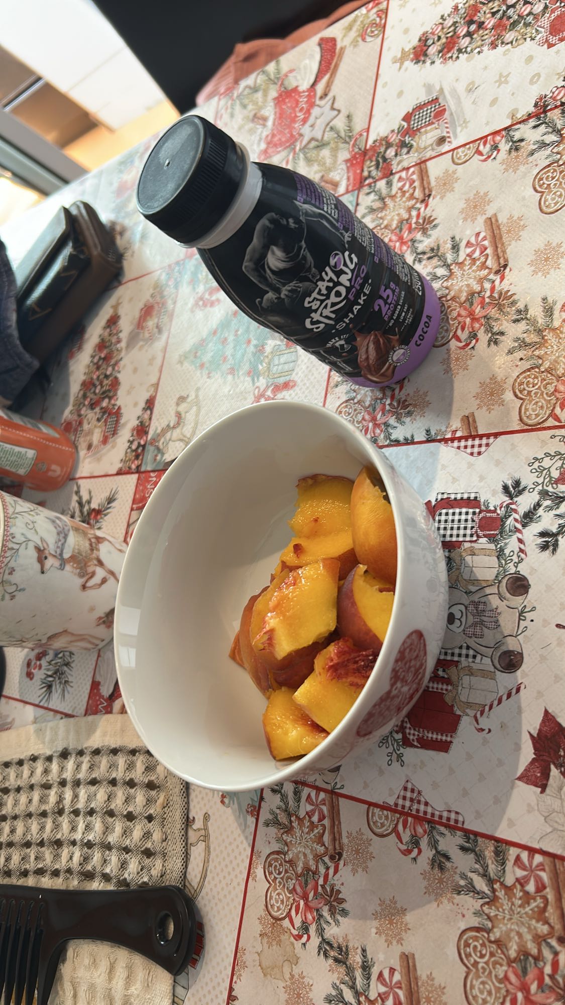 Shake proteic cu piersică