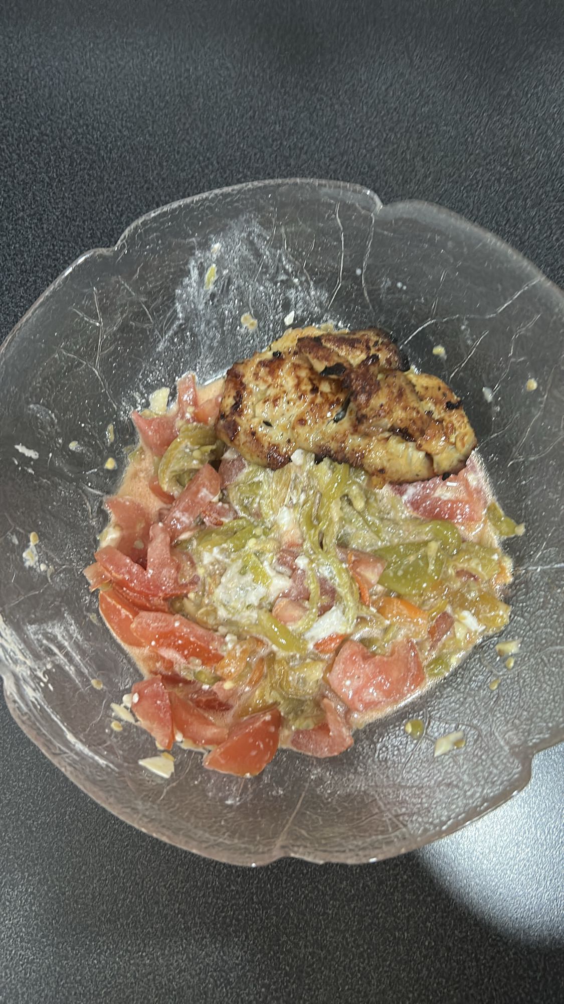 Grillet kylling med grønnsaker