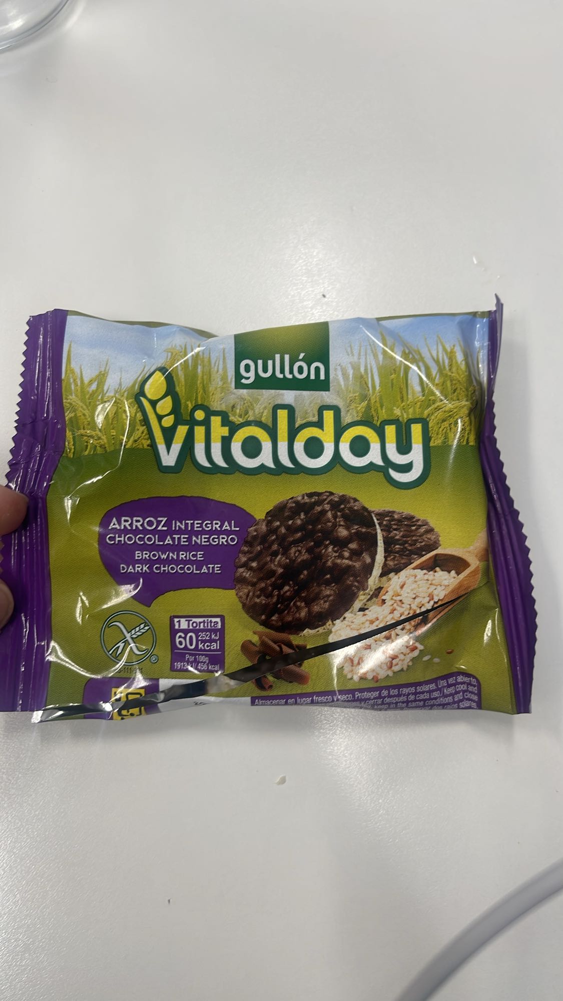 Tortita arroz y chocolate