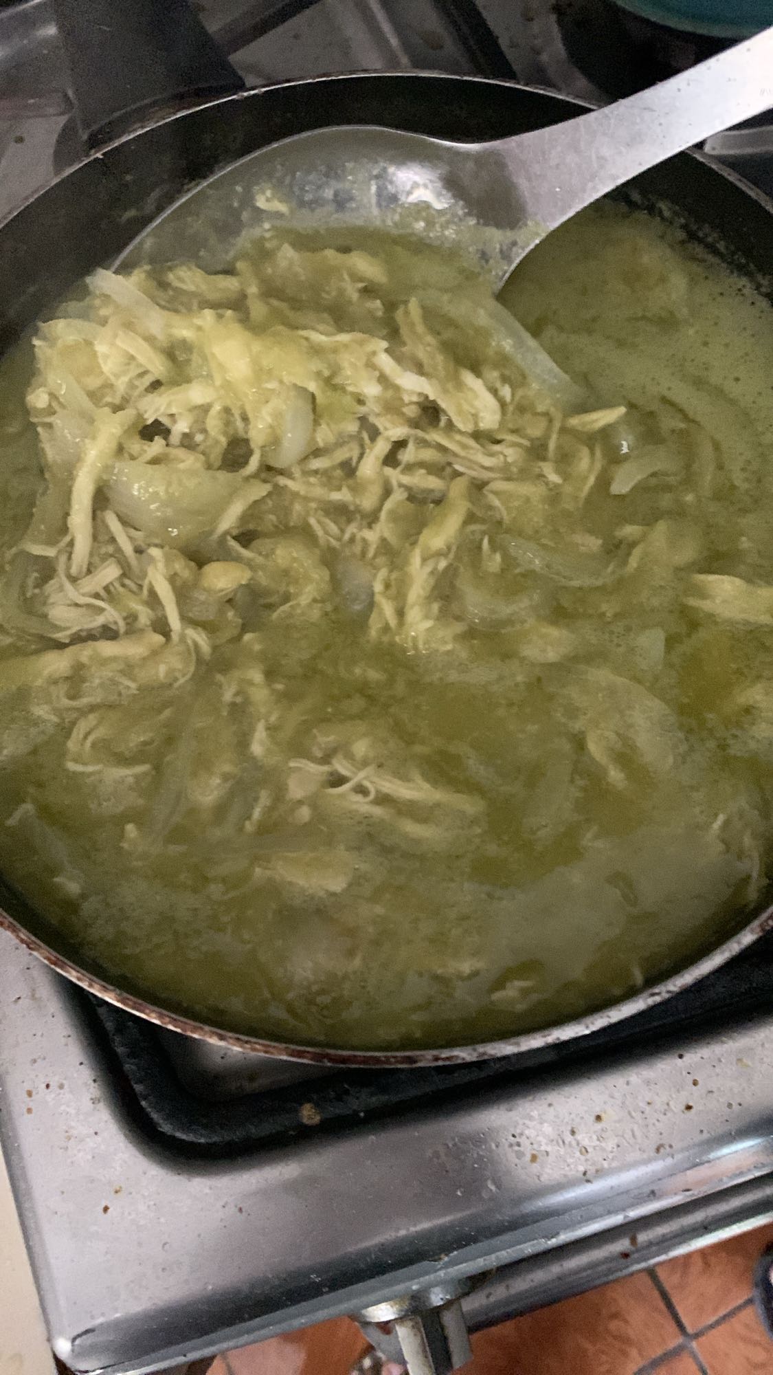 Pollo en salsa verde