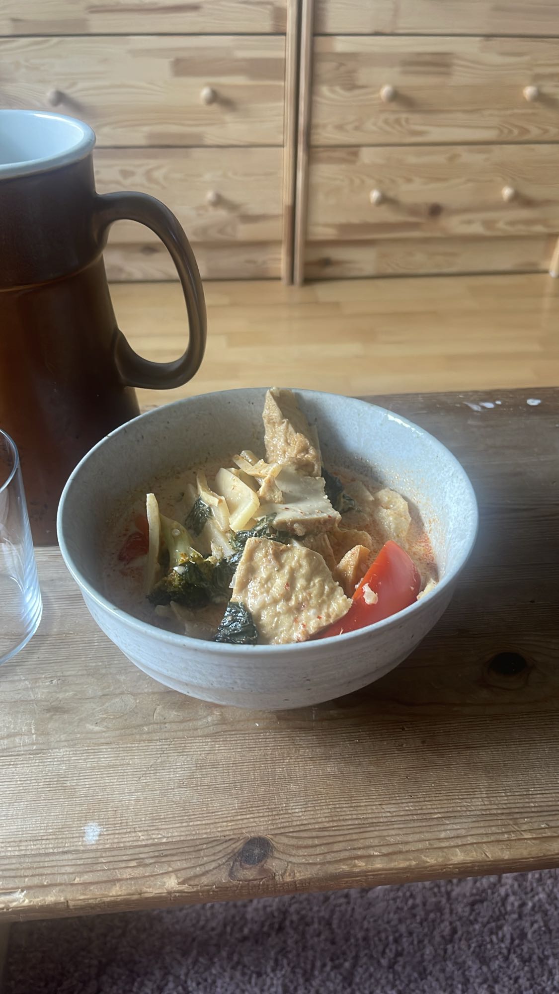 Tofusoppa med grönsaker