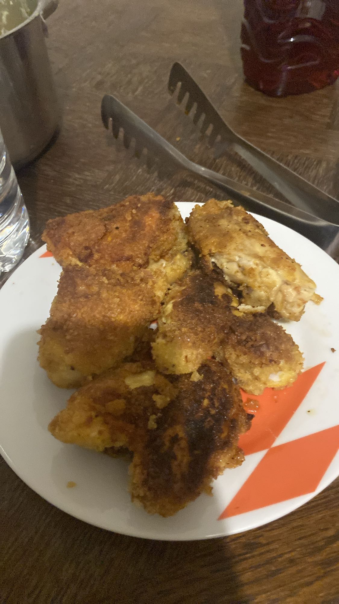 Poulet pané frit