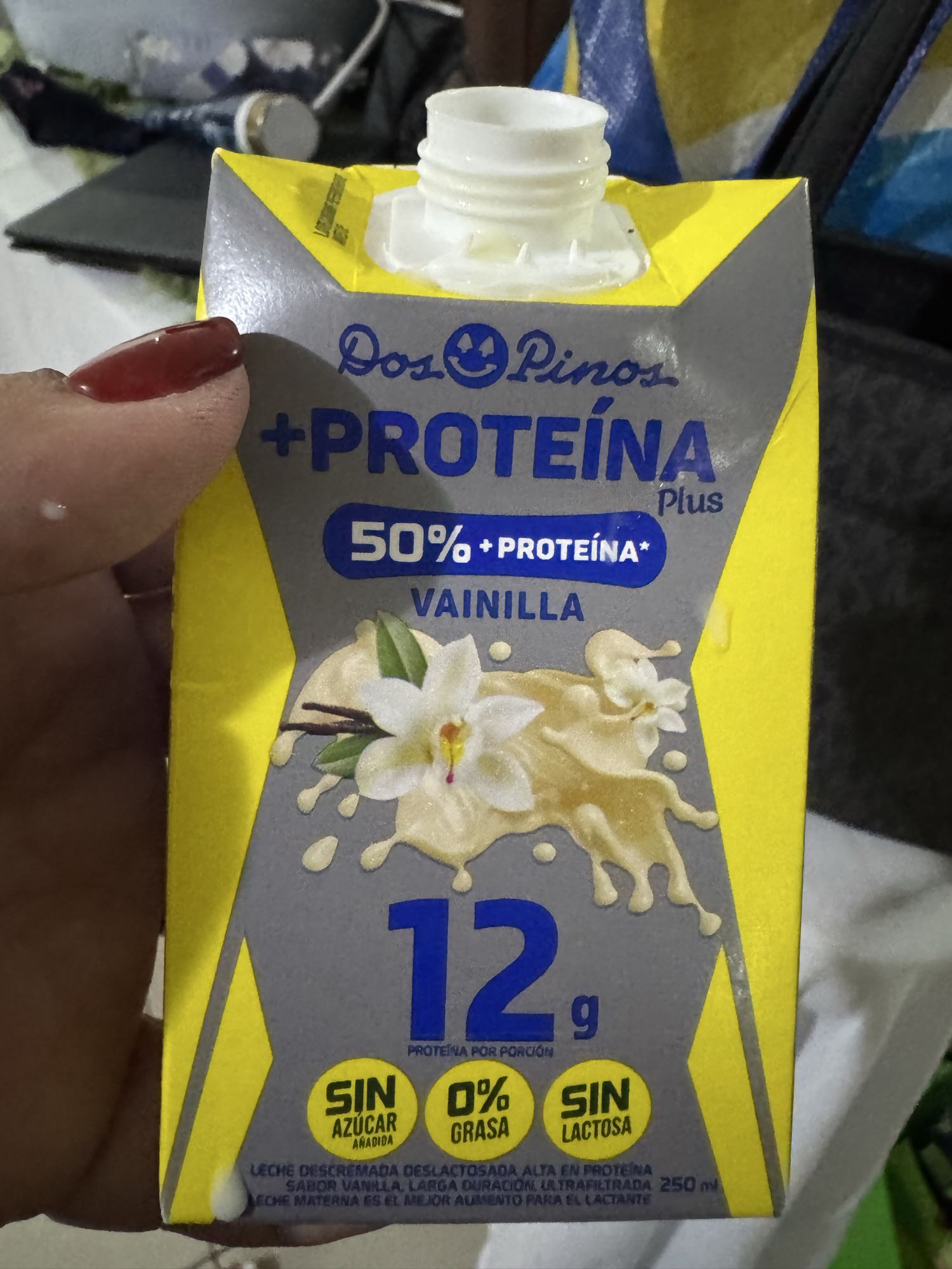 batido proteína vainilla
