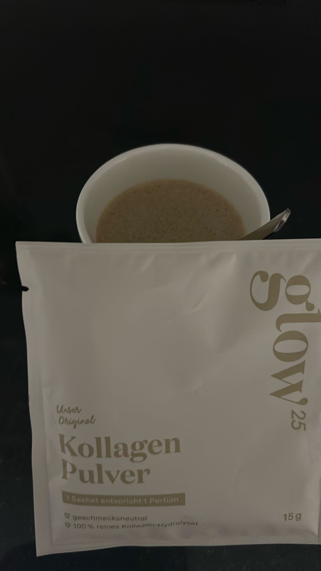 Kollagen Pulver Getränk