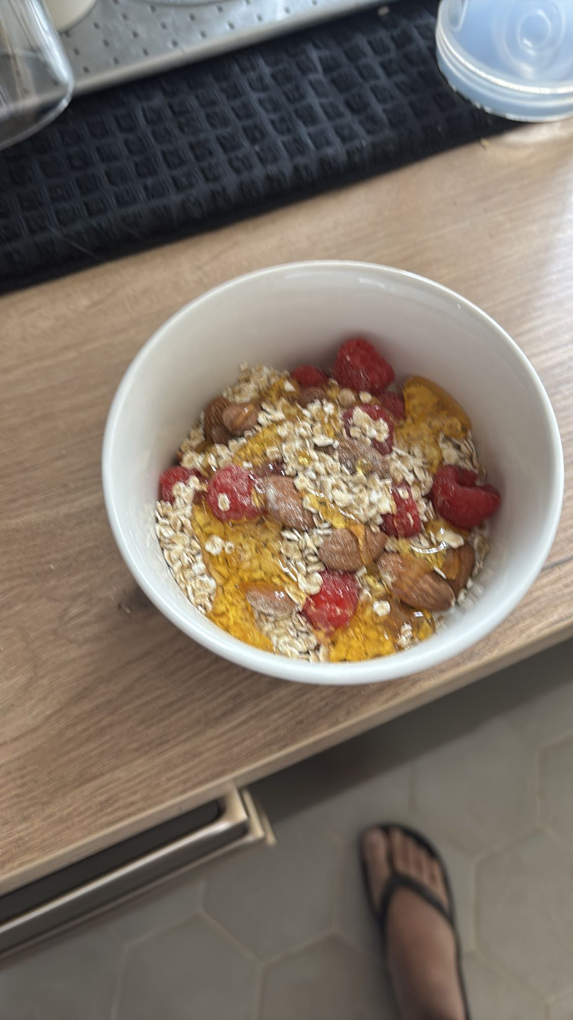 Bol avoine fruits et miel